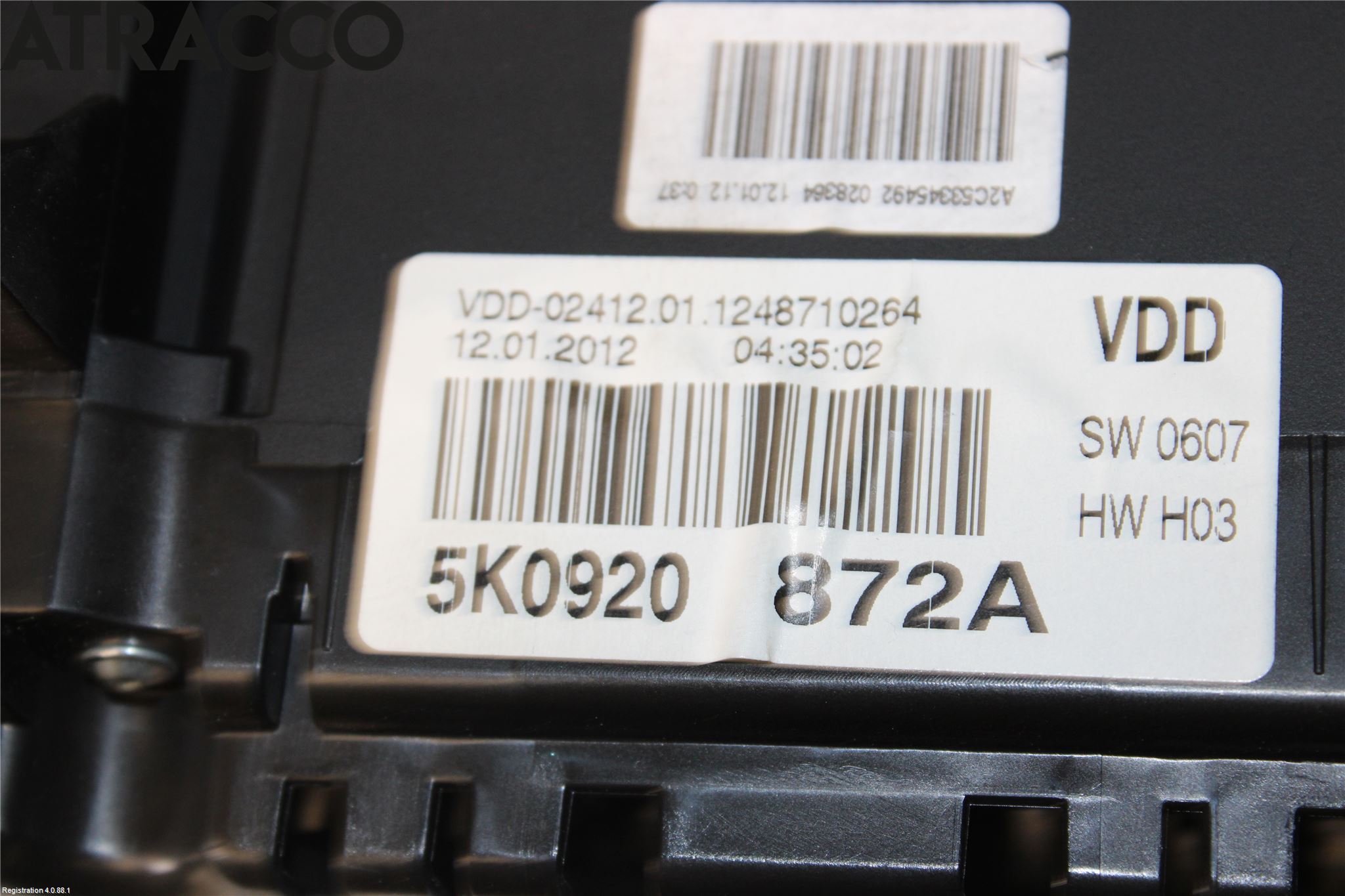 Volkswagen VW GOLF VI 09-13 Instr Speedometer