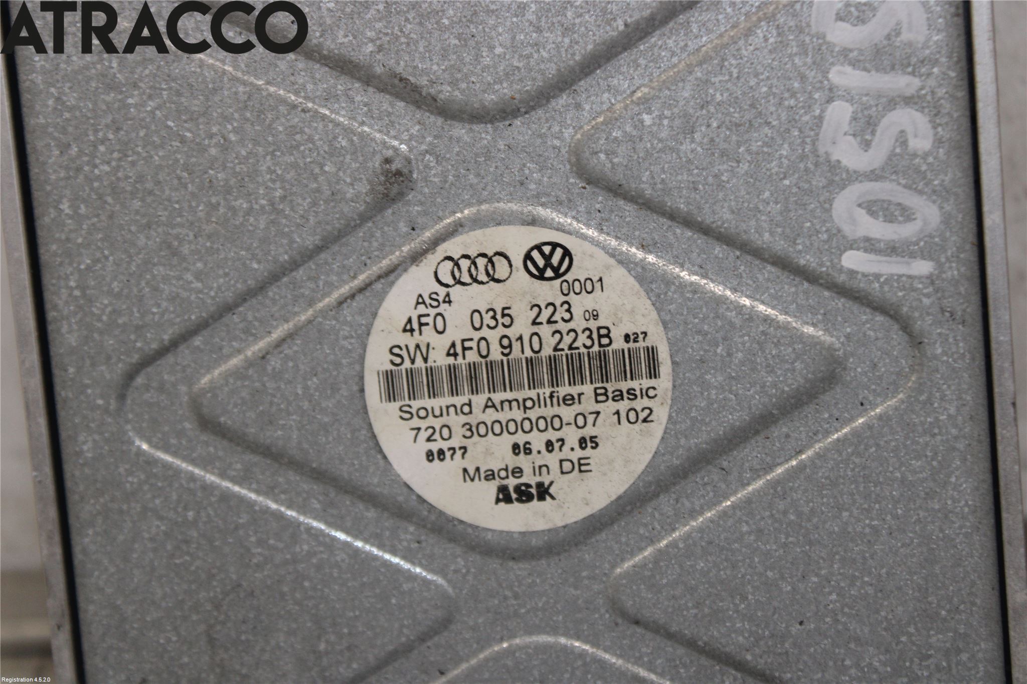 Audi A6/S6     05-11 Stereo Forsterker