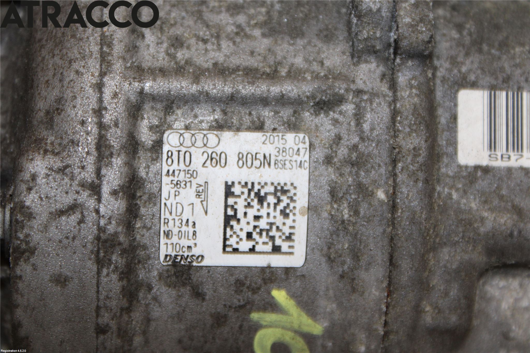 Audi A5 07-16 Varme Ac Kompressor