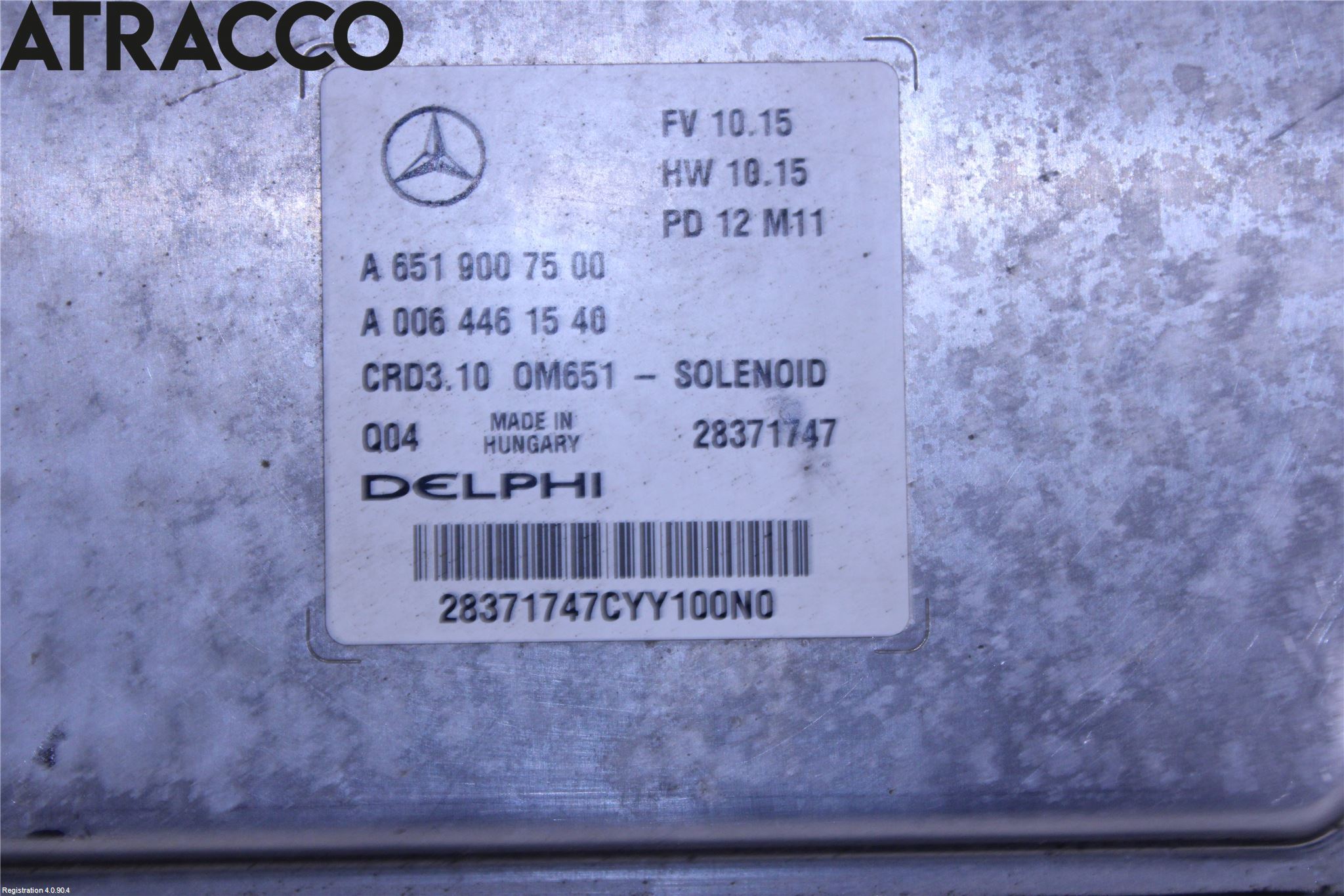 Mercedes-Benz MB E-KLASS COUPÈ/CAB(C207) 09-17 Styreenhet Innsprøytning