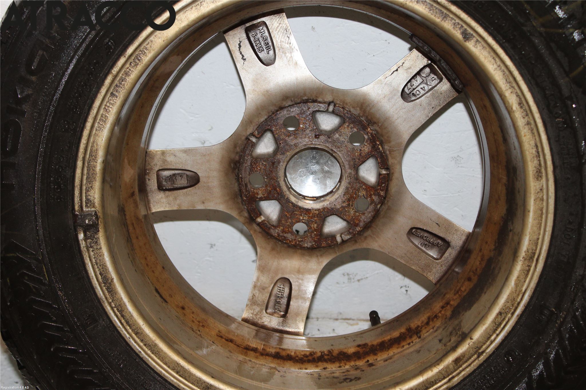 Volkswagen VW GOLF VI 09-13 Dekk Vinter På Alu Felg 4Stk