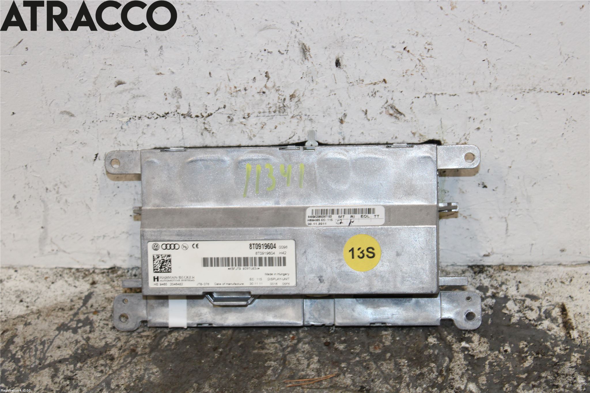 Audi A4/S4 08-11 Multifunktionsdisplay