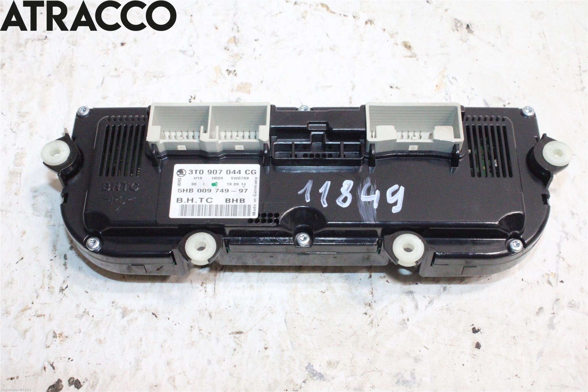Skoda SUPERB 09-15 Varmeapparat Panel(Regulering)