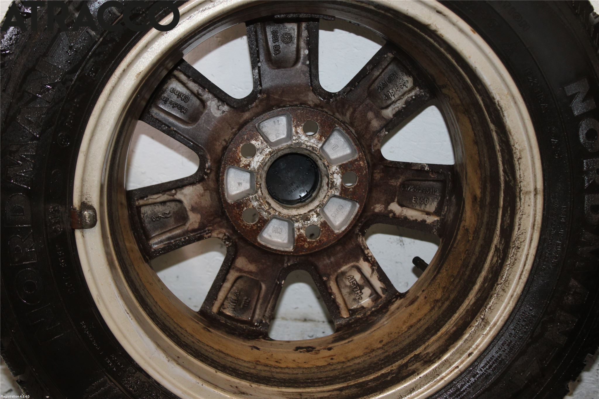 Volkswagen VW GOLF VI 09-13 Dekk Vinter På Alu Felg 4Stk