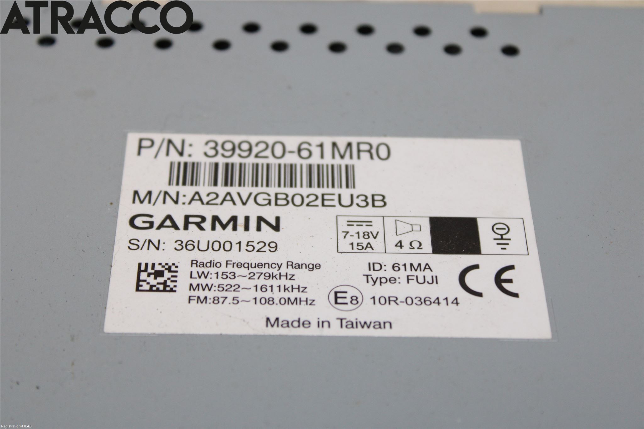 Suzuki SX4 S-CROSS 14-21 Instr Skjerm Dvd-Gps-Ac-Tlf