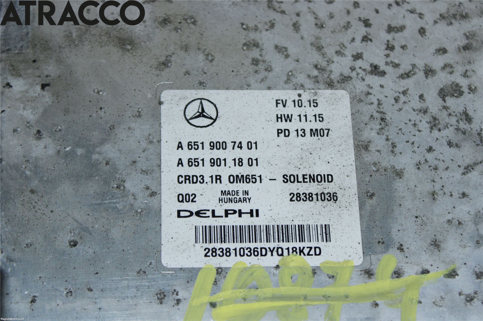 Mercedes-Benz MB GLK-KLASS (X204) 08-16 Styreenhet Innsprøytning