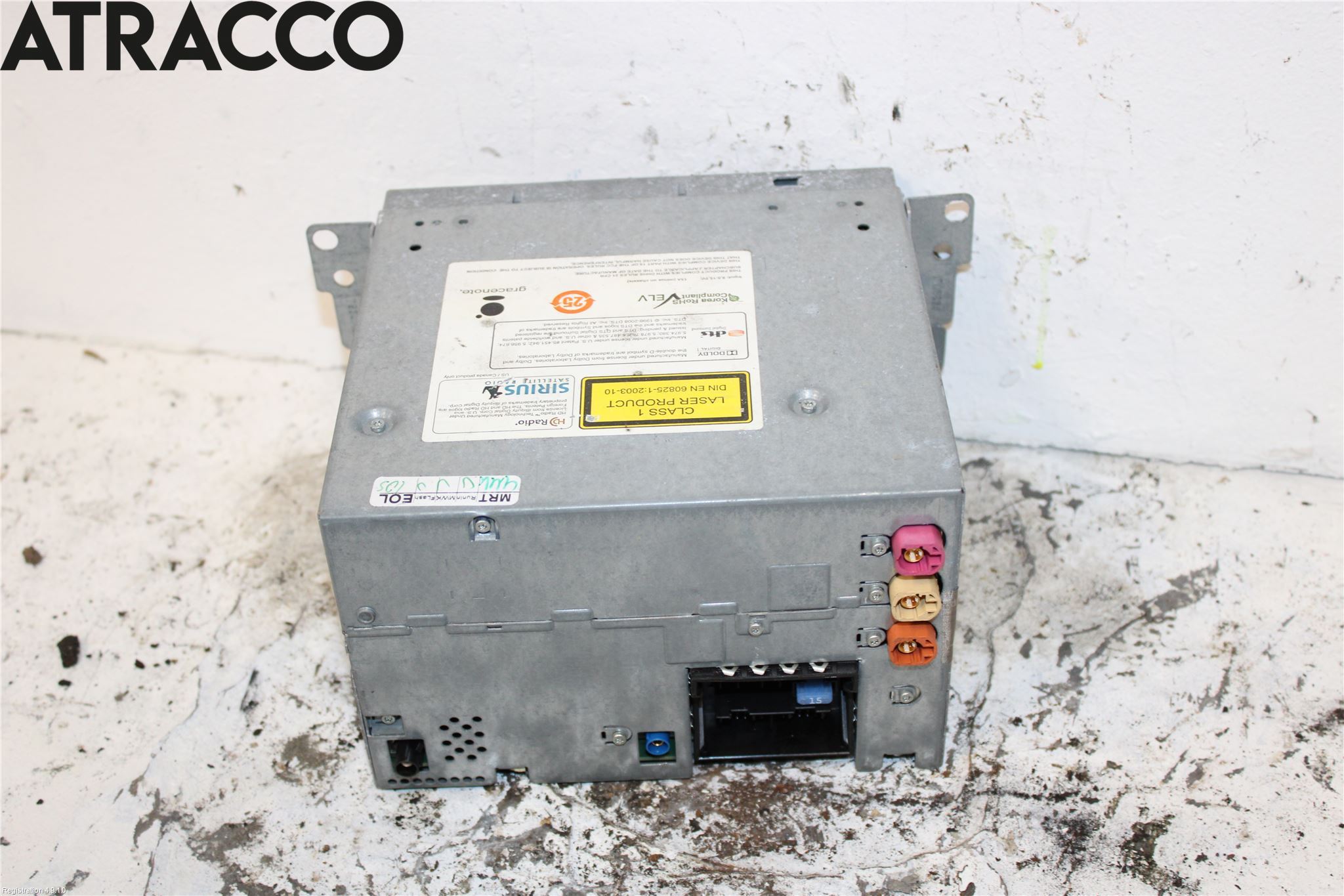 BMW 5 F10/F11/F18 09-17 Stereo Radio Med Cd