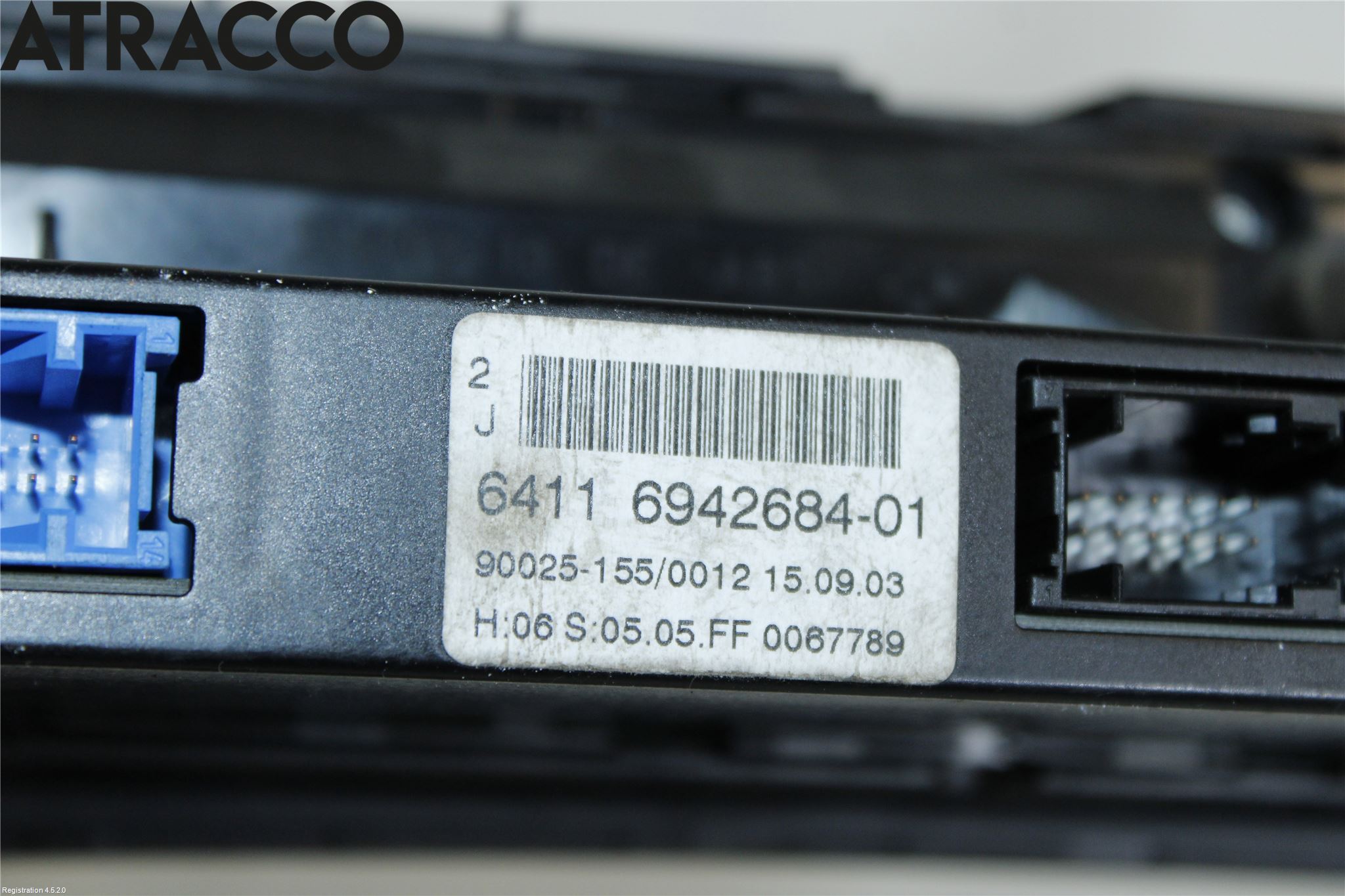 BMW 5 E60/61 Sed/Tou 02-10 Varme Ac Betjening-Display