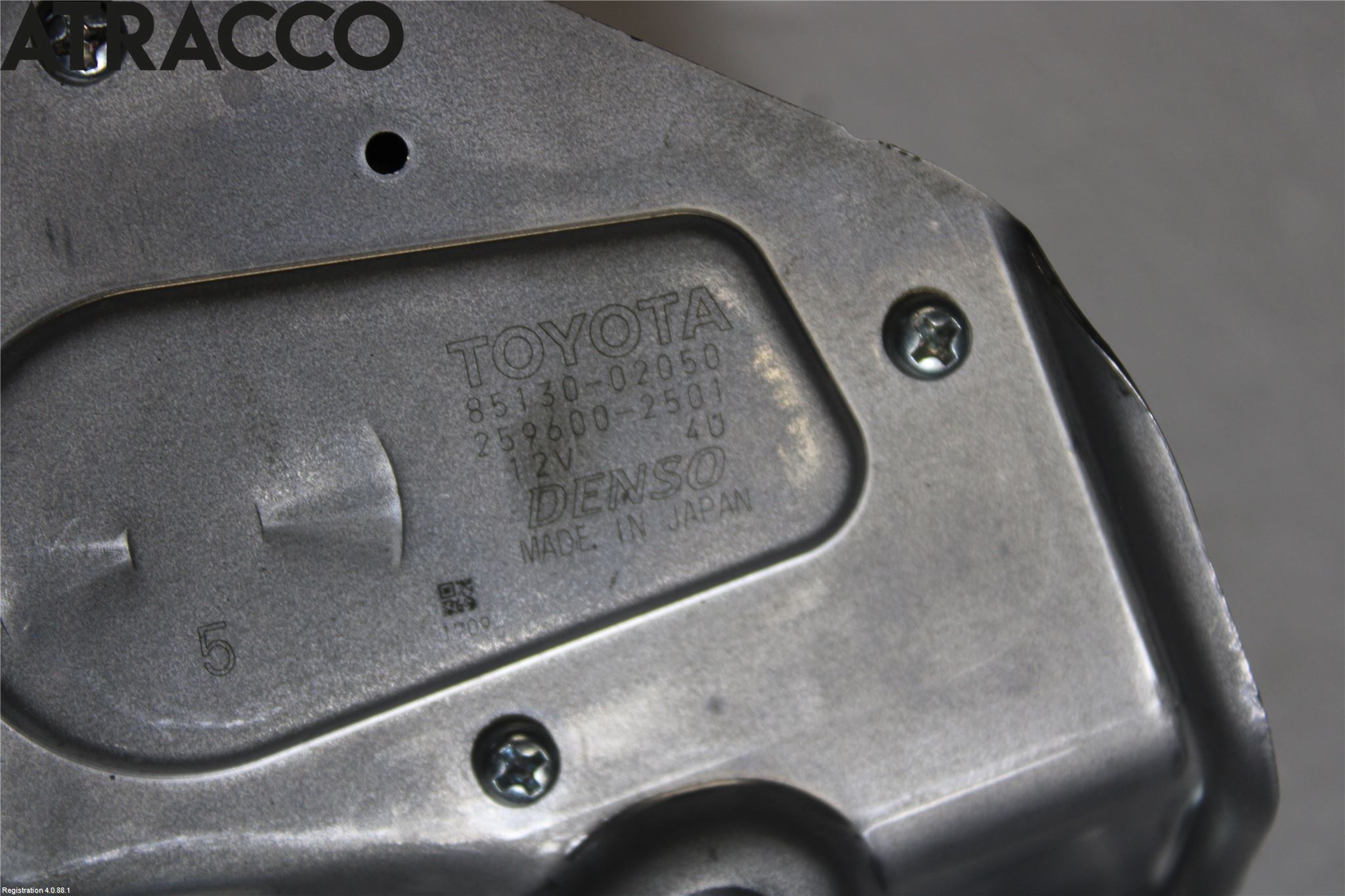 Toyota AURIS 13-19 Viskermotor Bakluke