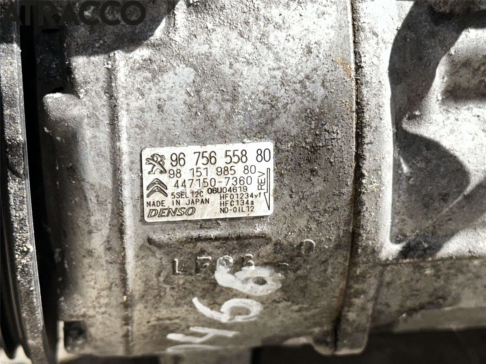 Opel CROSSLAND X 18- Varme Ac Kompressor