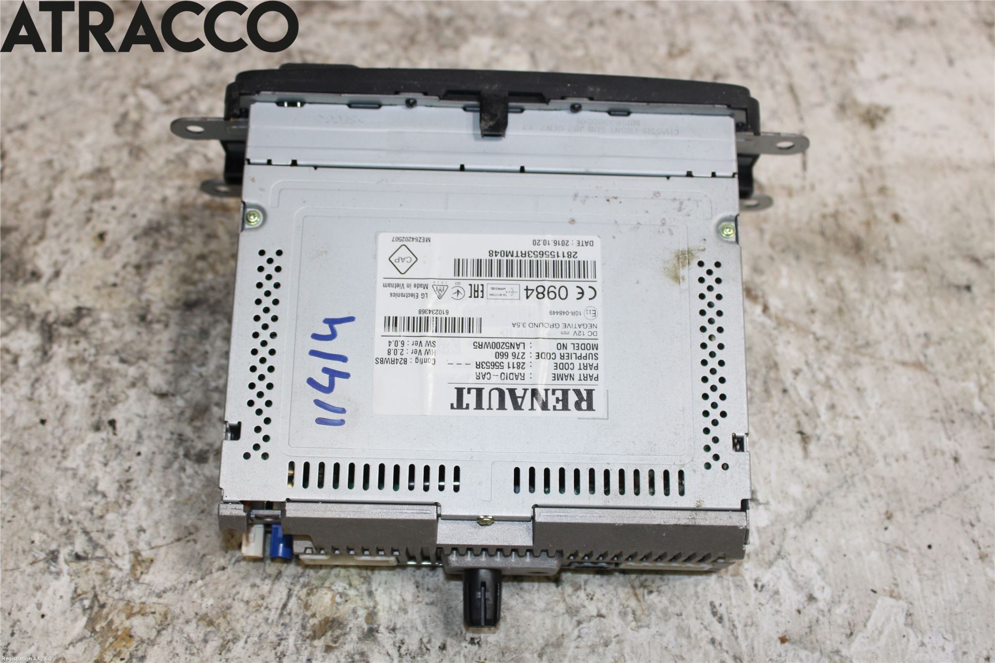 Renault CAPTUR 13-19 Stereo Radio