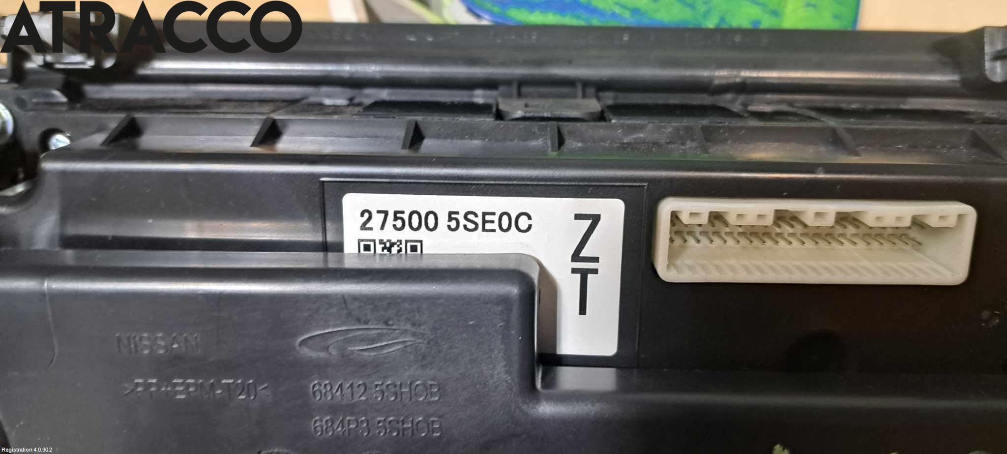 Nissan LEAF 18- Varme Ac Betjening-Display