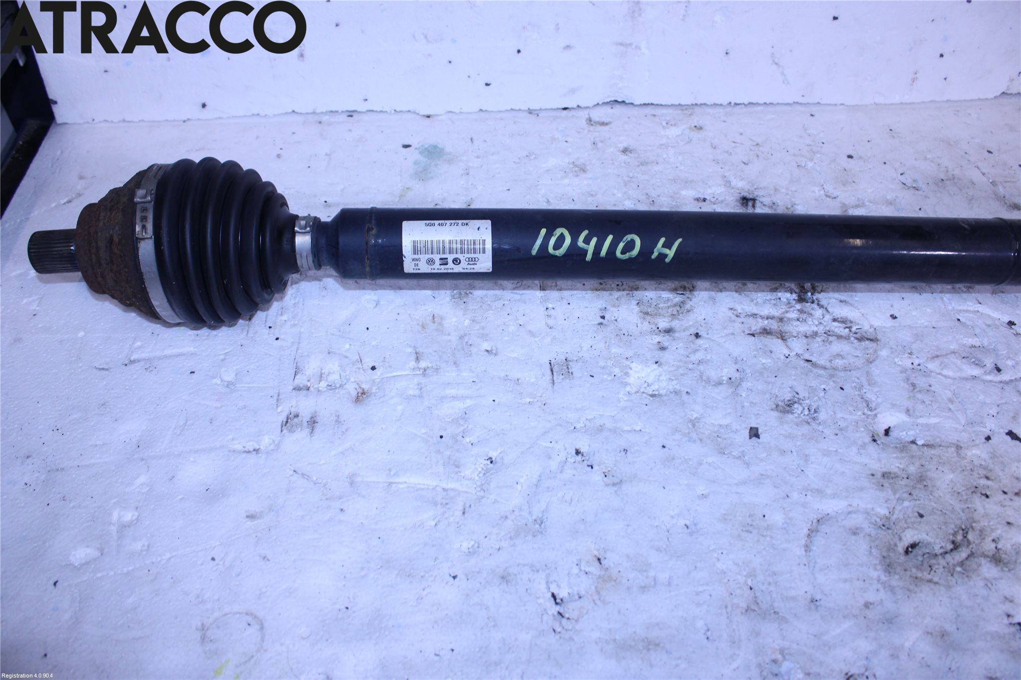 Volkswagen VW GOLF / E-GOLF VII 13-20 Drivaksel Foran Kompl Høyre