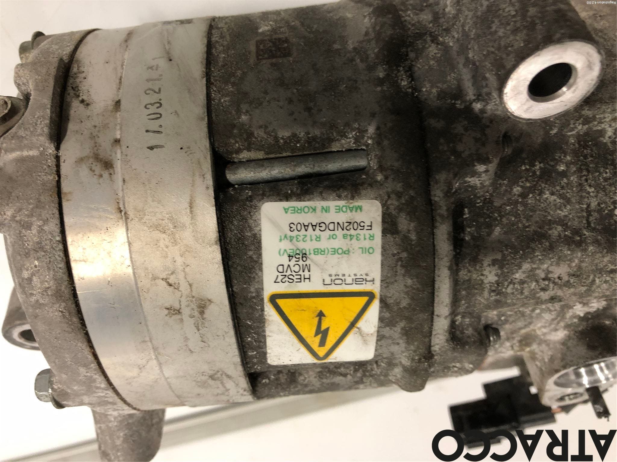 Kia NIRO (DE) 17-22 Varme Ac Kompressor