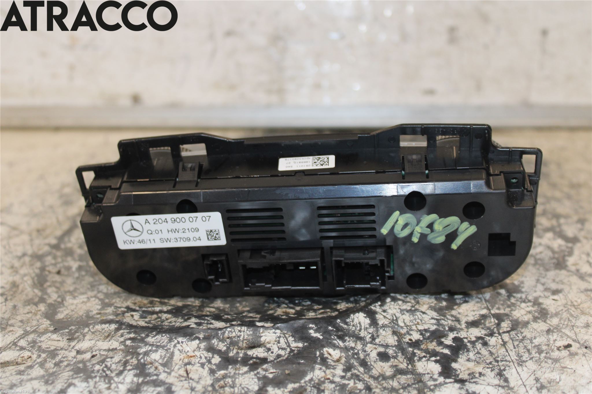 Mercedes-Benz MB GLK-KLASS (X204) 08-16 Varme Ac Betjening-Display