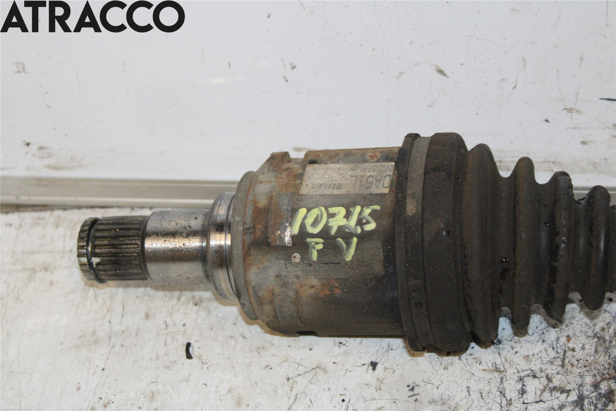 Toyota RAV 4 06-12 Drivaksel Foran Kompl Venstre