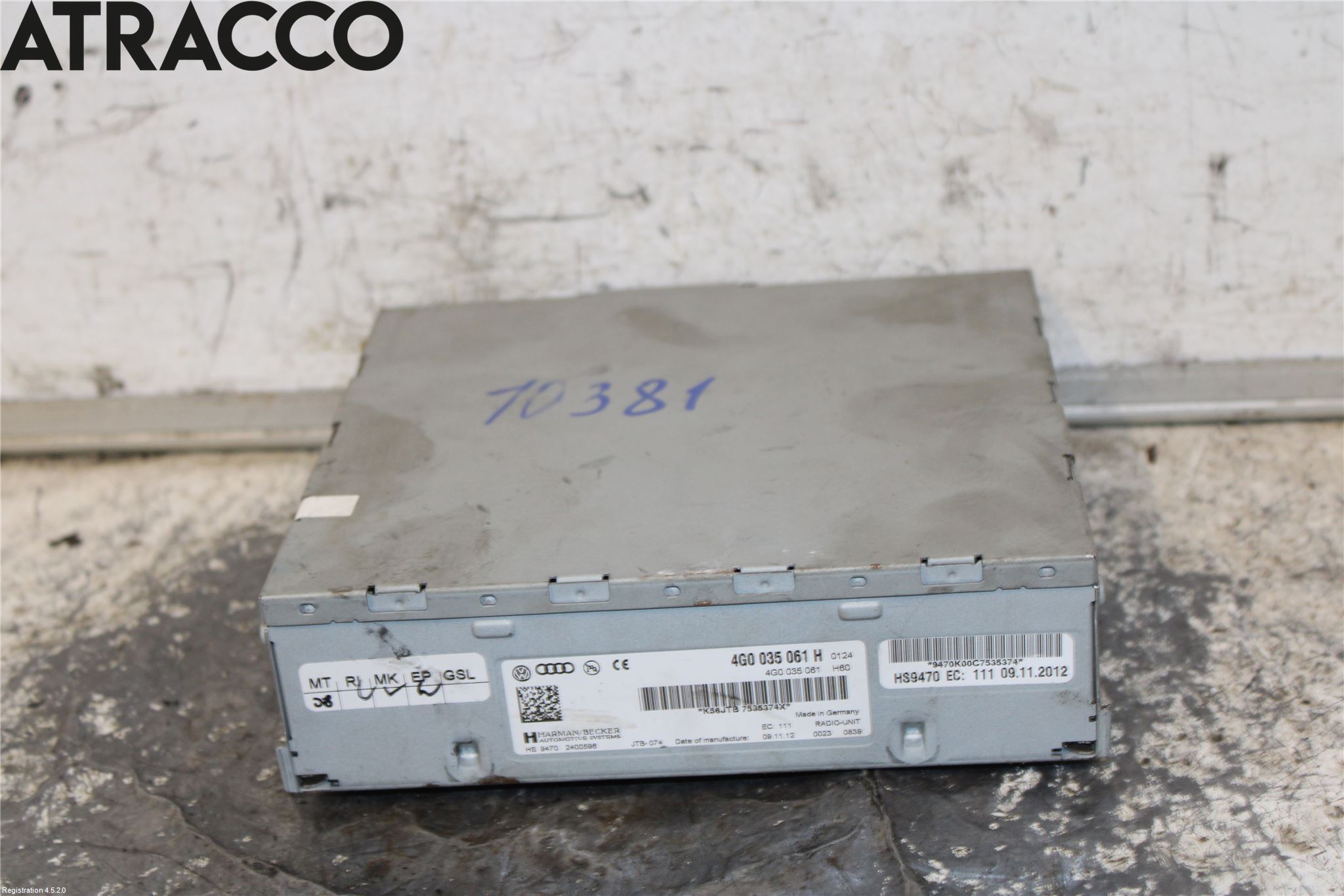 Audi A4/S4 08-11 Stereo Radio