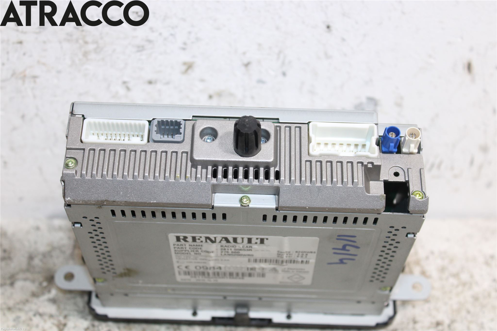 Renault CAPTUR 13-19 Stereo Radio