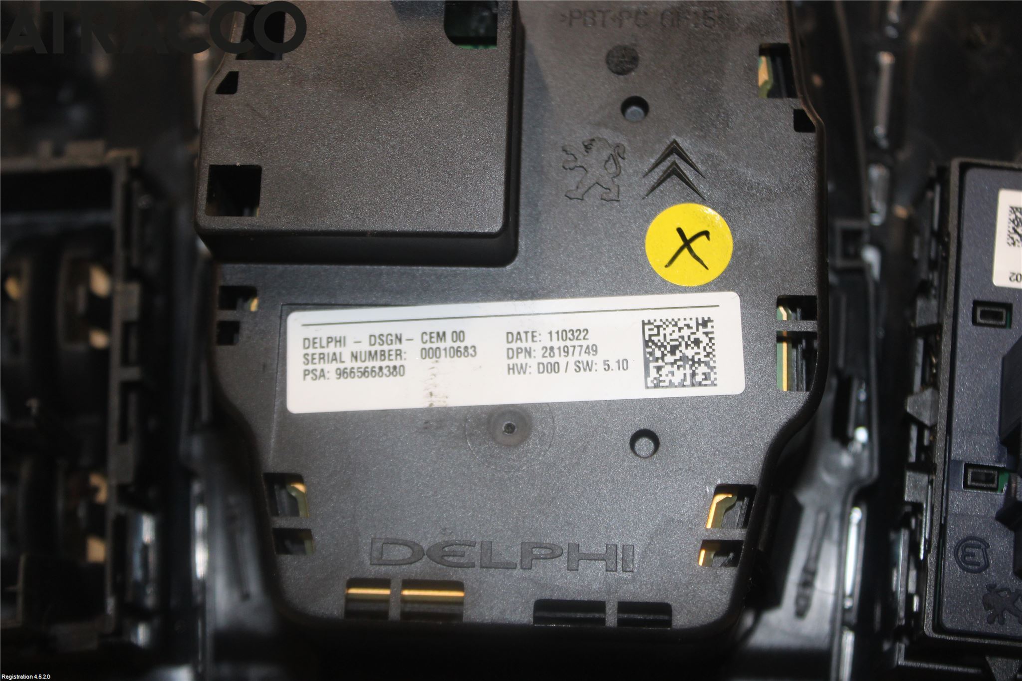 Peugeot 508 11-18 Bryter Multifunksjon