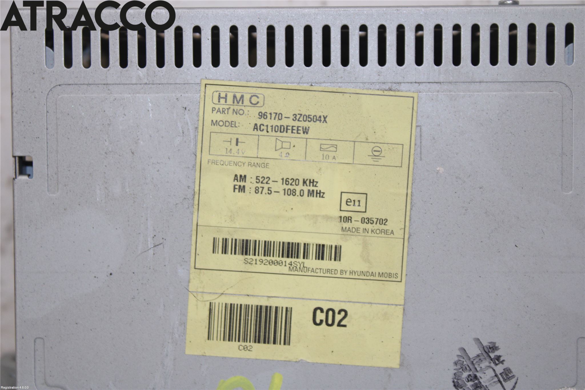 Hyundai i40 08-15 Stereo Radio Med Cd