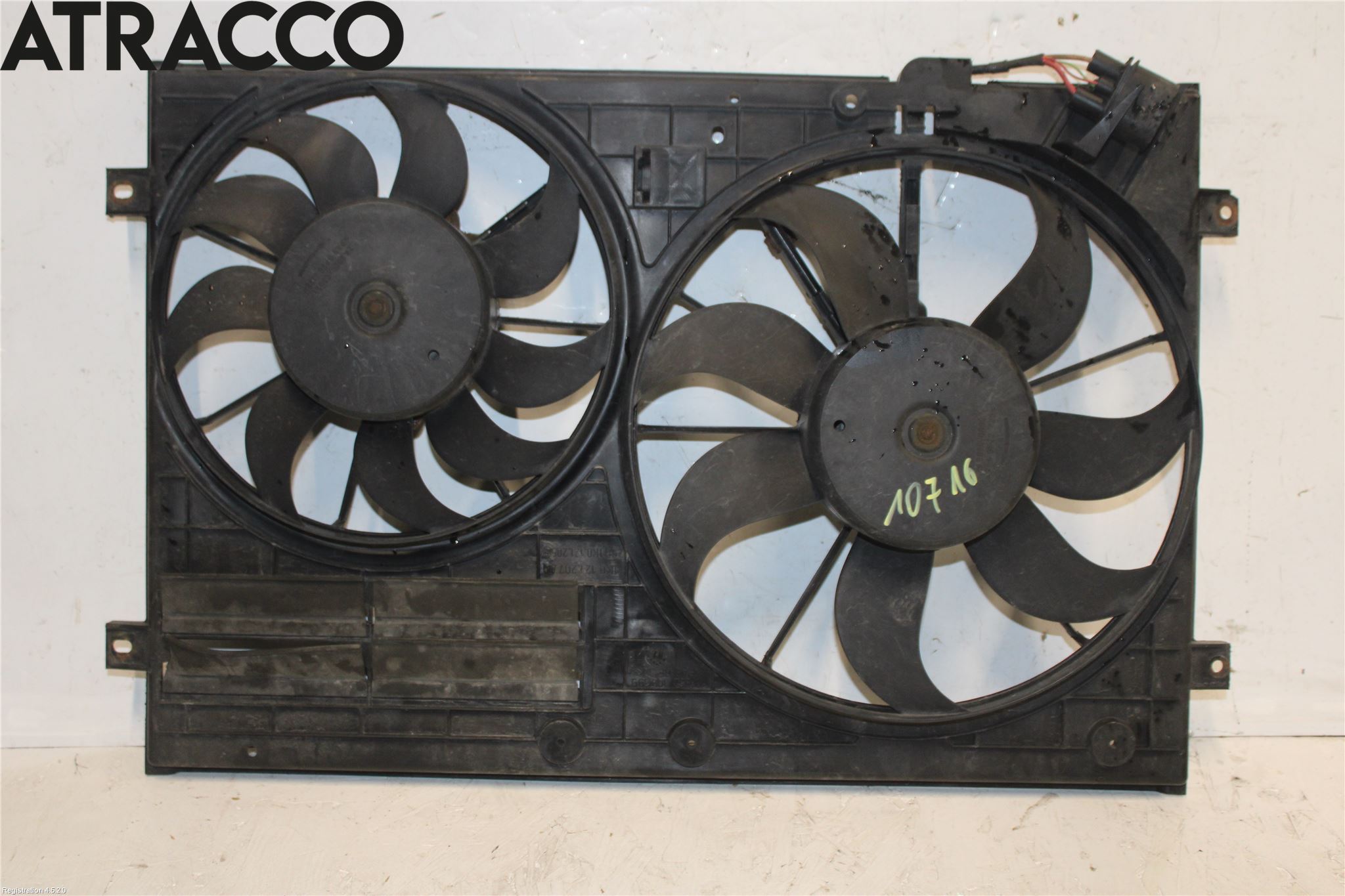 Volkswagen VW TOURAN 03-10 Kjølevifte Elektrisk