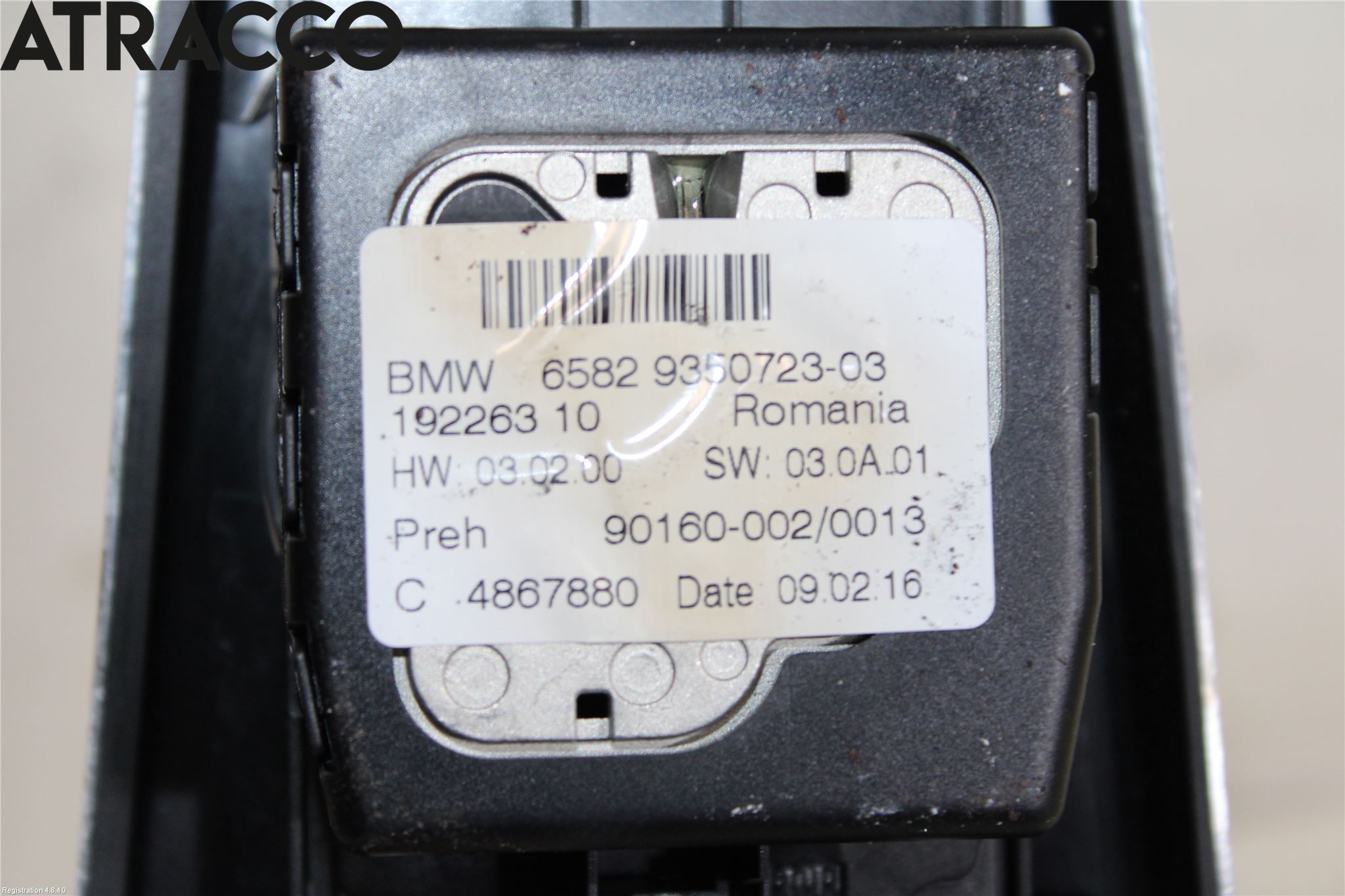 BMW 3 F30/F31/F80 12-19 Bryter Multifunksjon