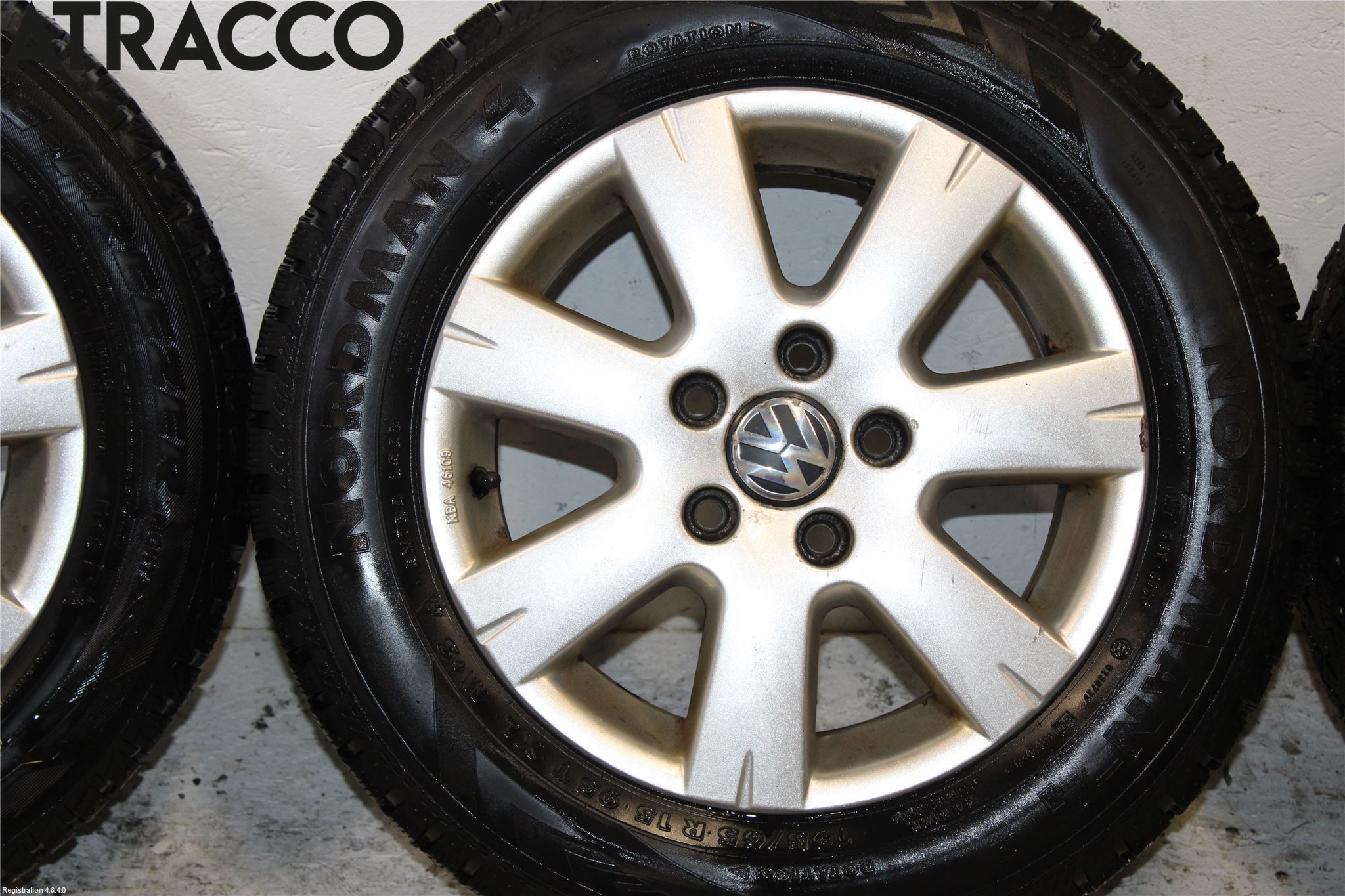 Volkswagen VW GOLF VI 09-13 Dekk Vinter På Alu Felg 4Stk