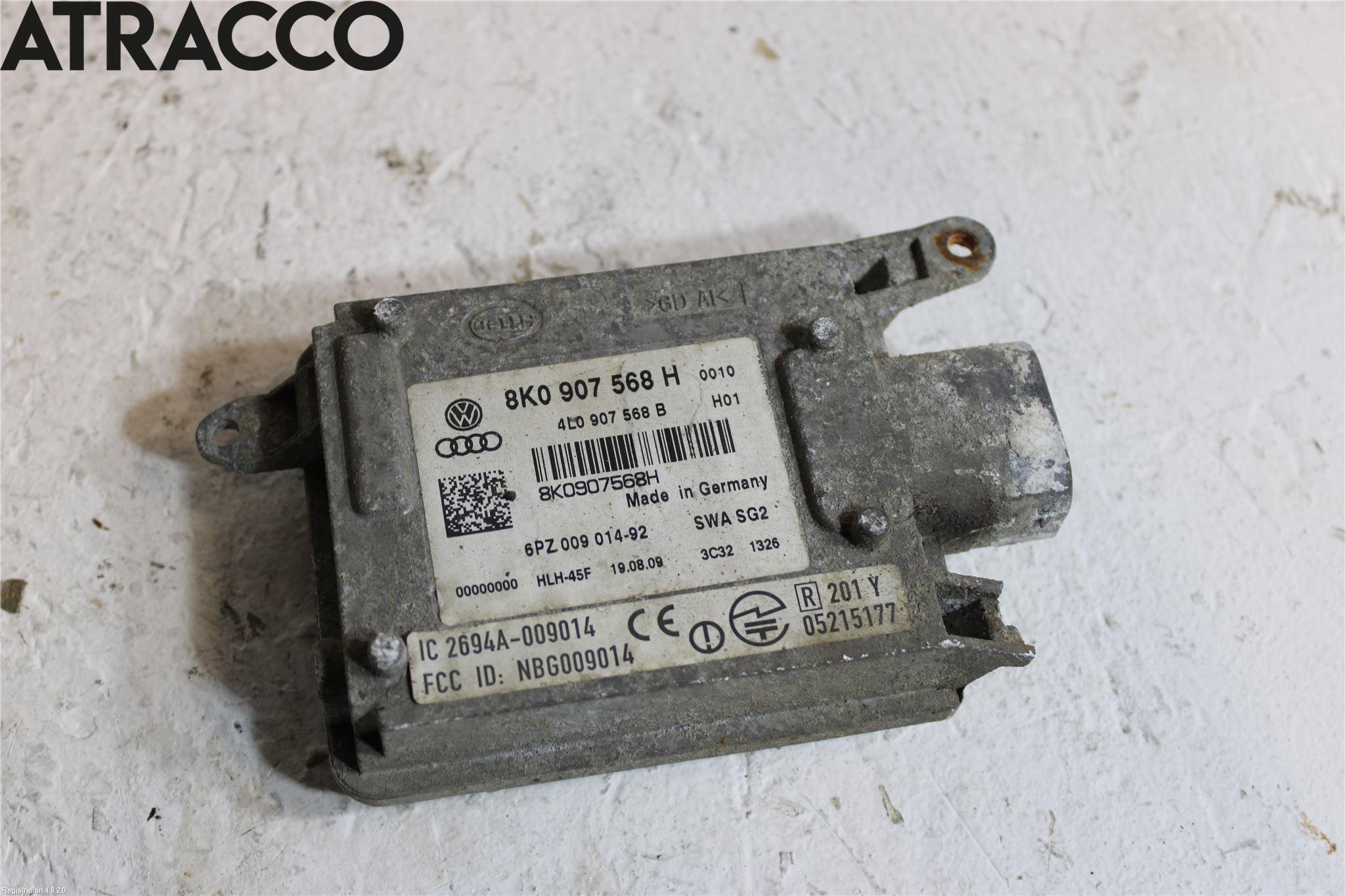 Audi A4/S4 08-11 Sensor Kollisjonsbeskyttelse