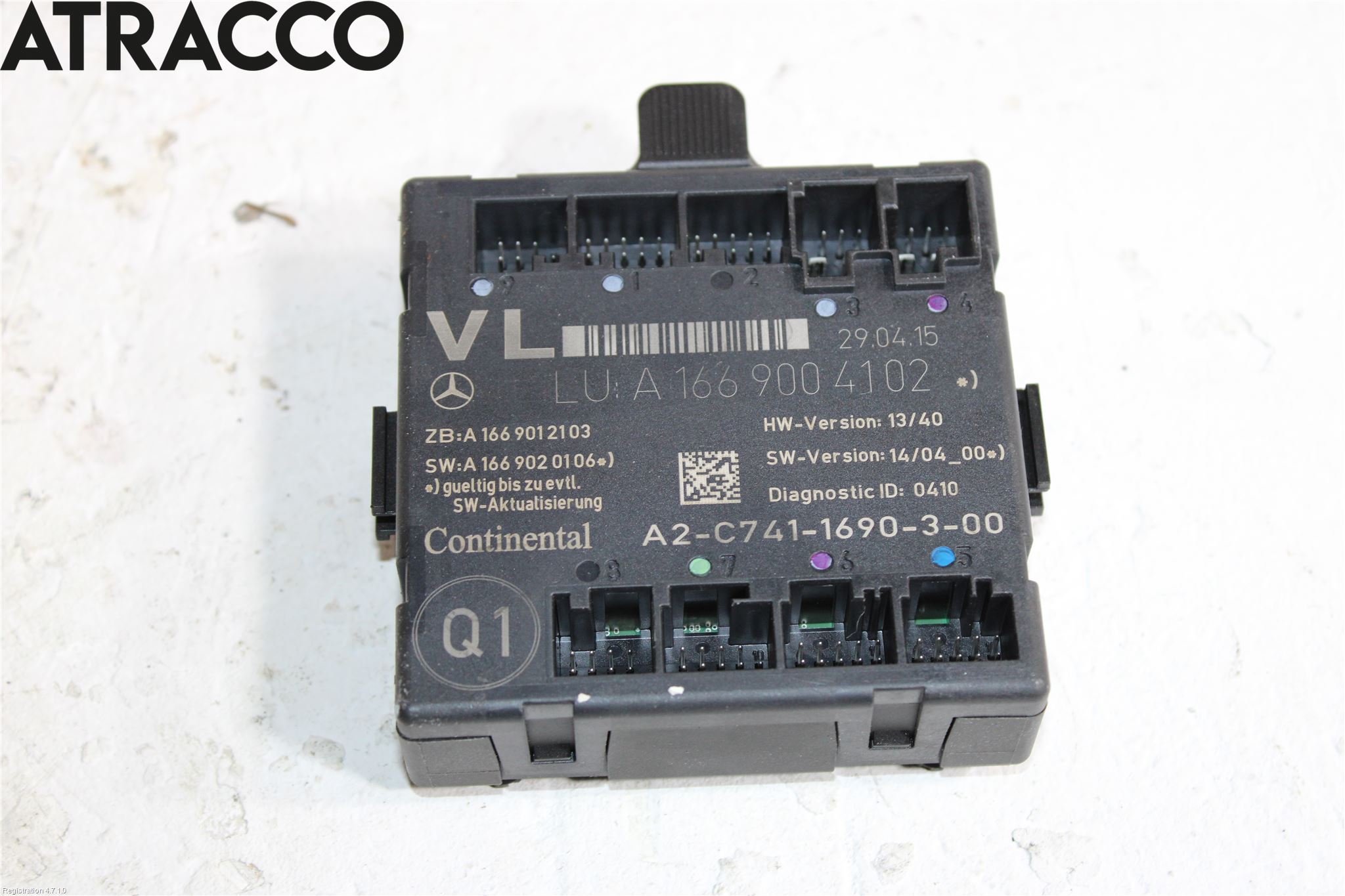 Mercedes-Benz MB B-KLASS (W246/W242) 12-19 Styreenhet Dør