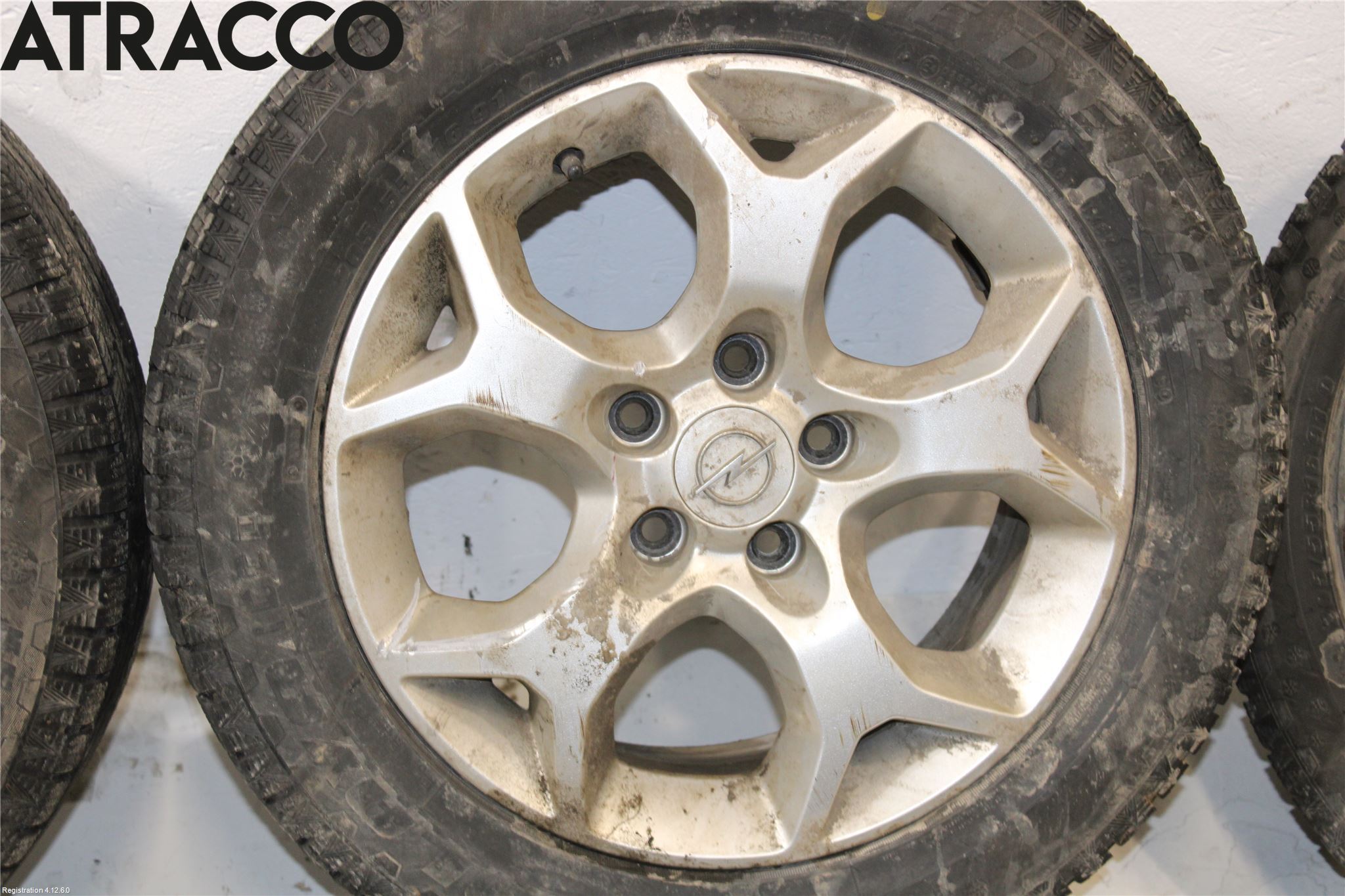 Opel ASTRA H 04-12 Dekk Vinter På Alu Felg 4Stk