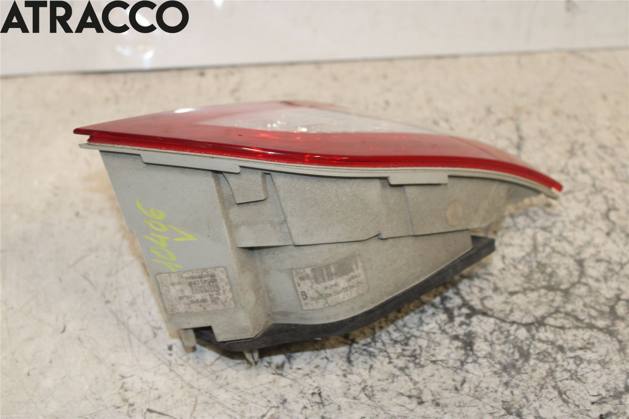 Peugeot 508 11-18 Baklykt Venstre  På Luke(Indre