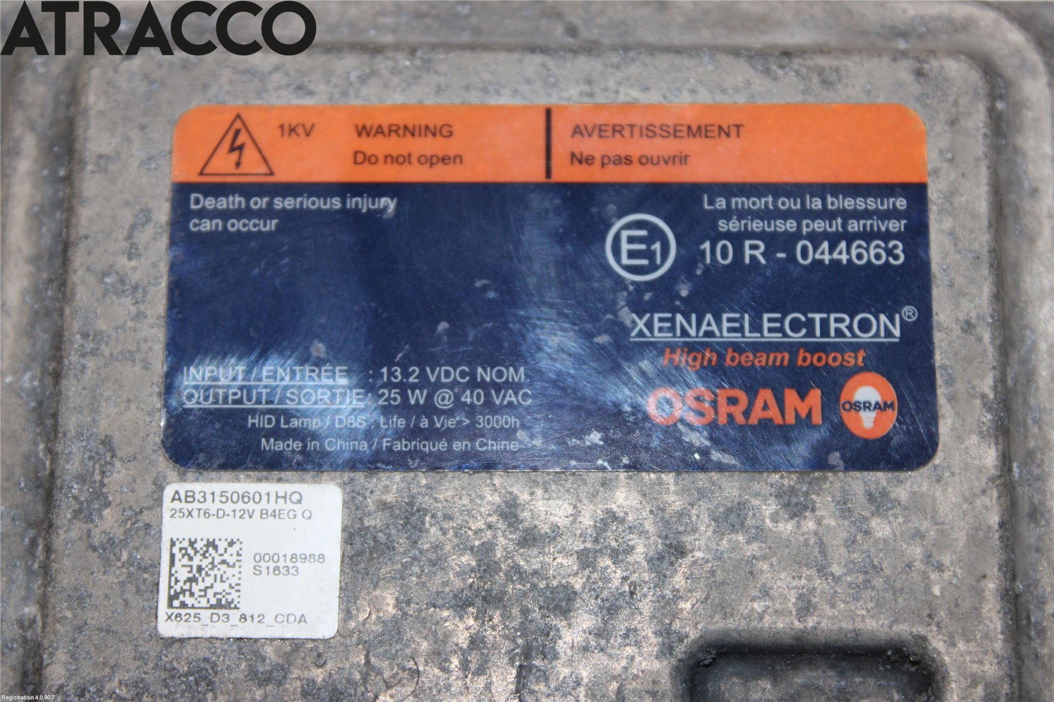 Kia NIRO (DE) 17-22 Styreenhet Xenon