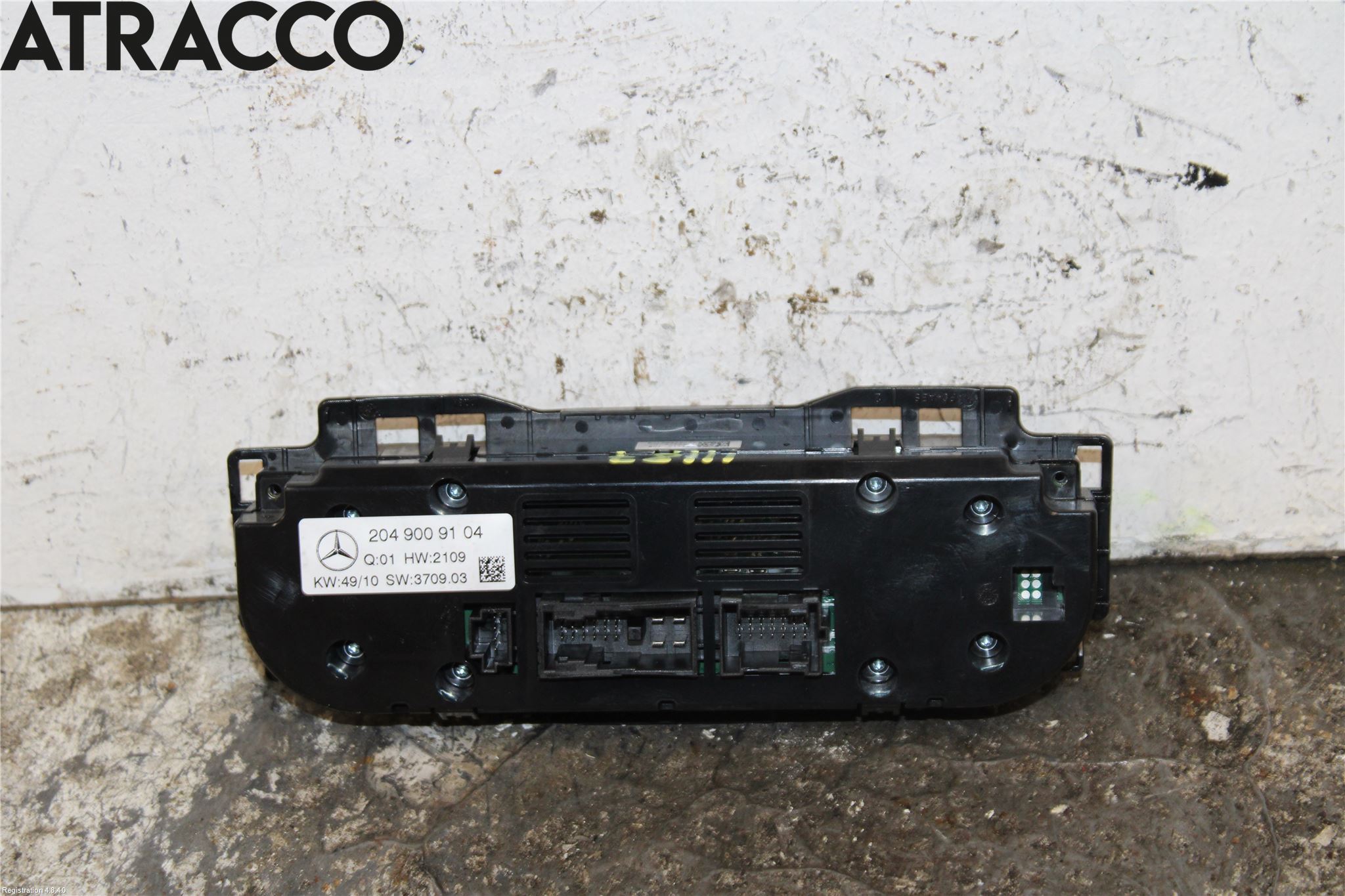 Mercedes-Benz MB C-KLASS (W204) 07-15 Varme Ac Betjening-Display