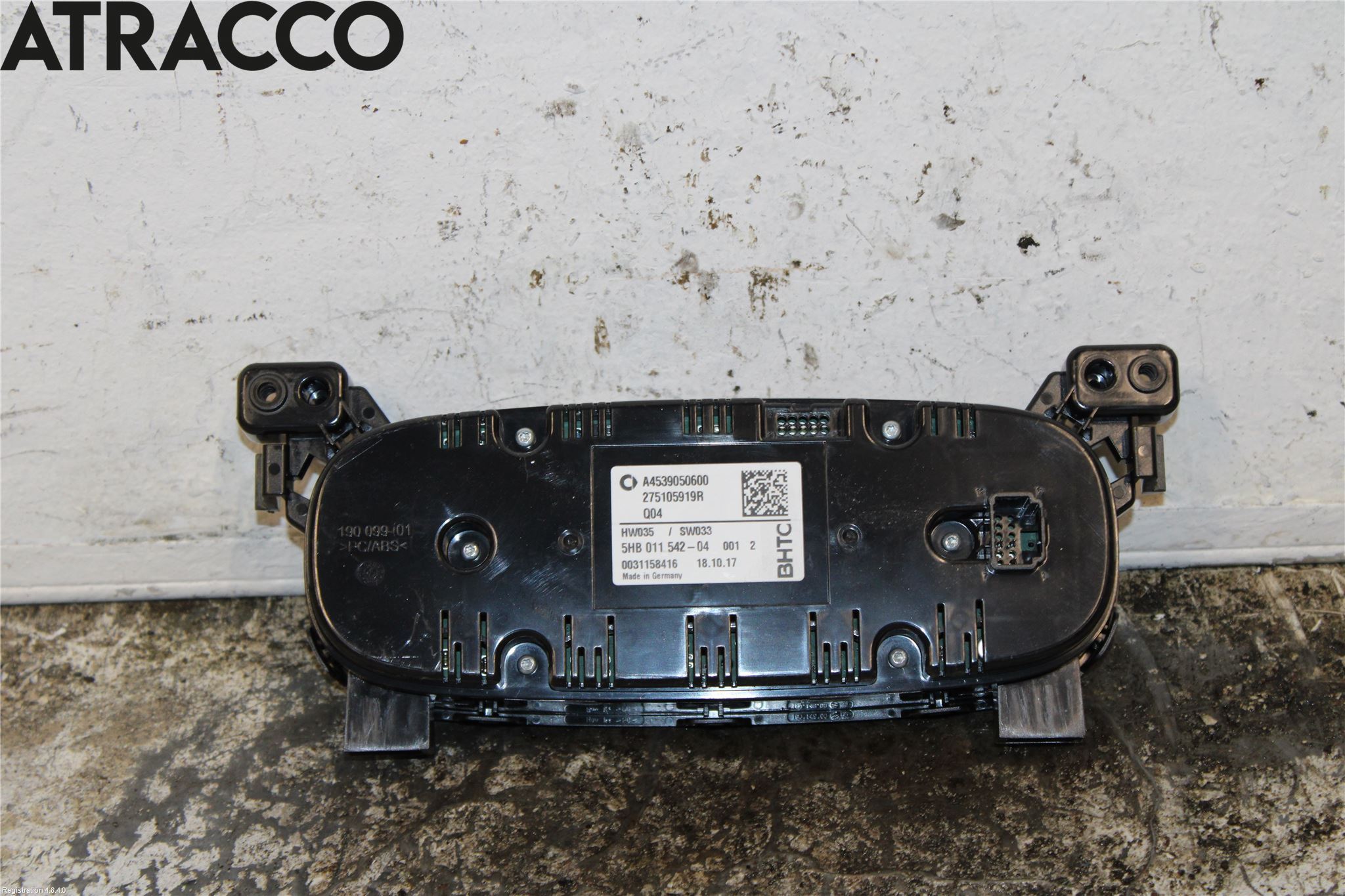 Smart FORFOUR 04-06 Varme Ac Betjening-Display