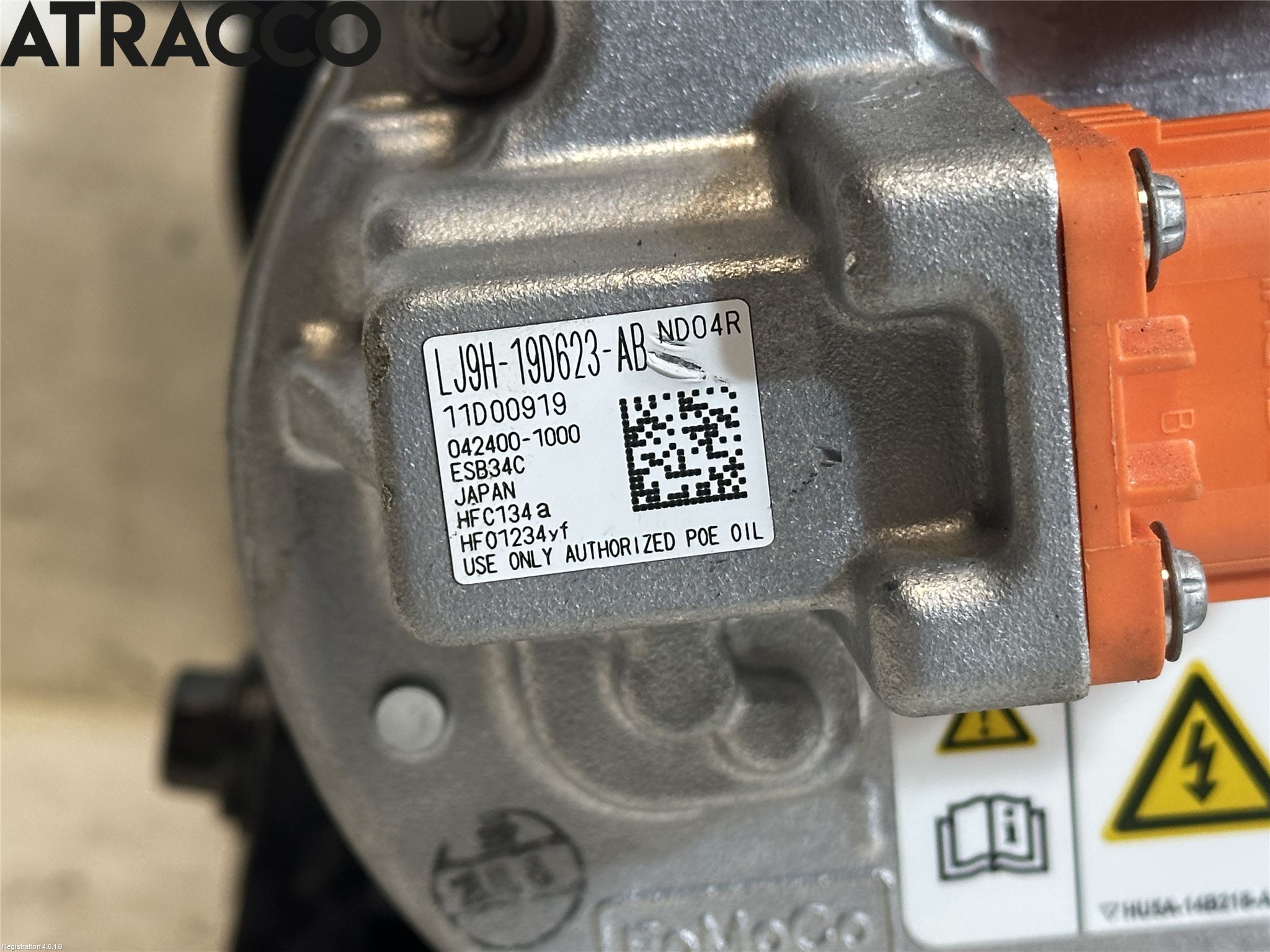 Ford MUSTANG Mach-E 21- Varme Ac Kompressor