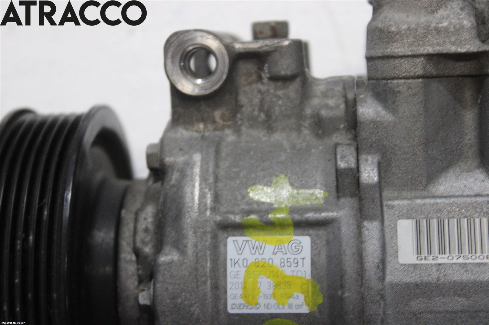 Skoda OCTAVIA (1Z) 05-13 Varme Ac Kompressor