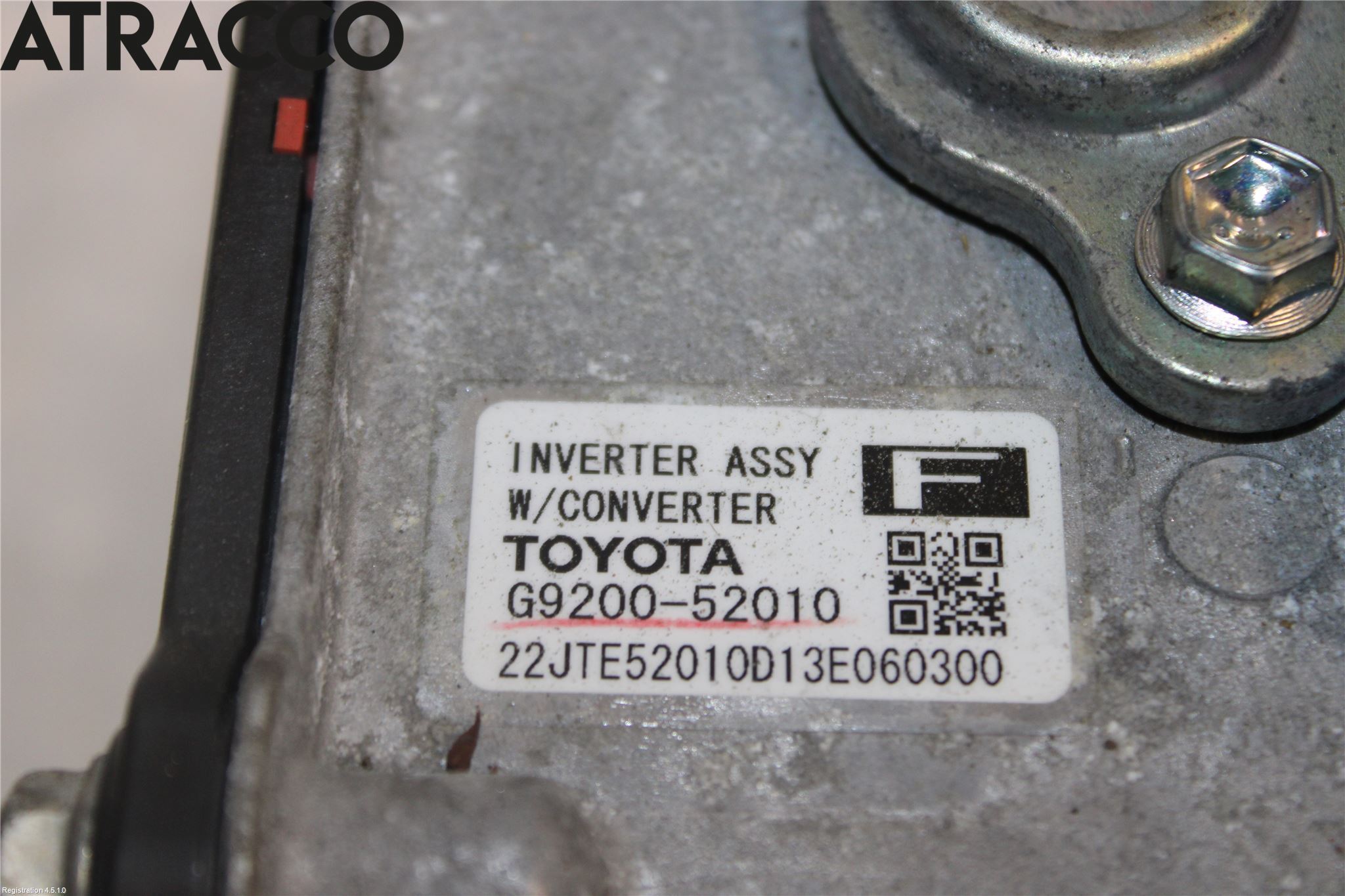 Toyota YARIS XP130 12-14 Inverter Hybrid