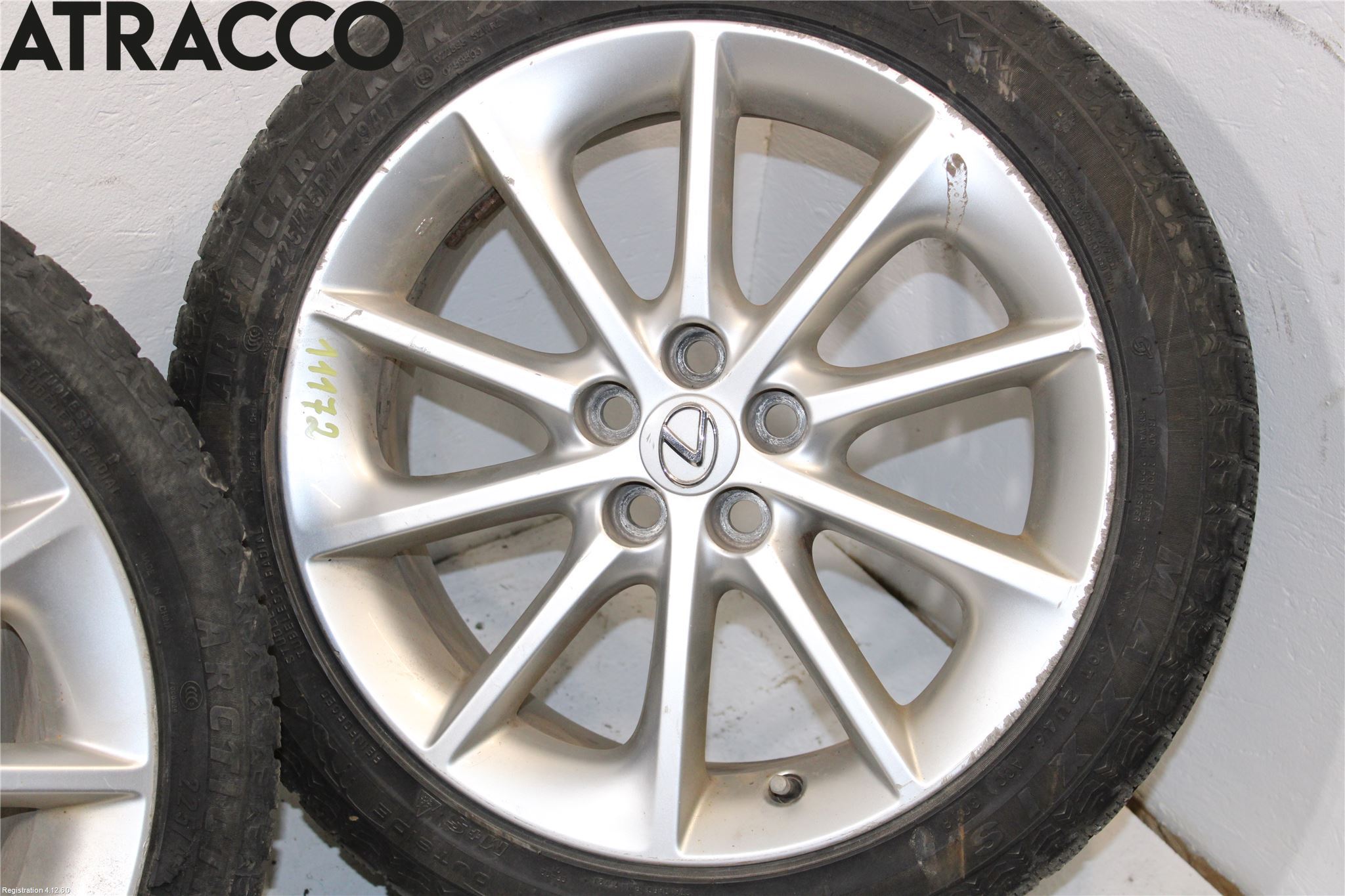 Lexus CT 200h Dekk Vinter På Alu Felg 4Stk