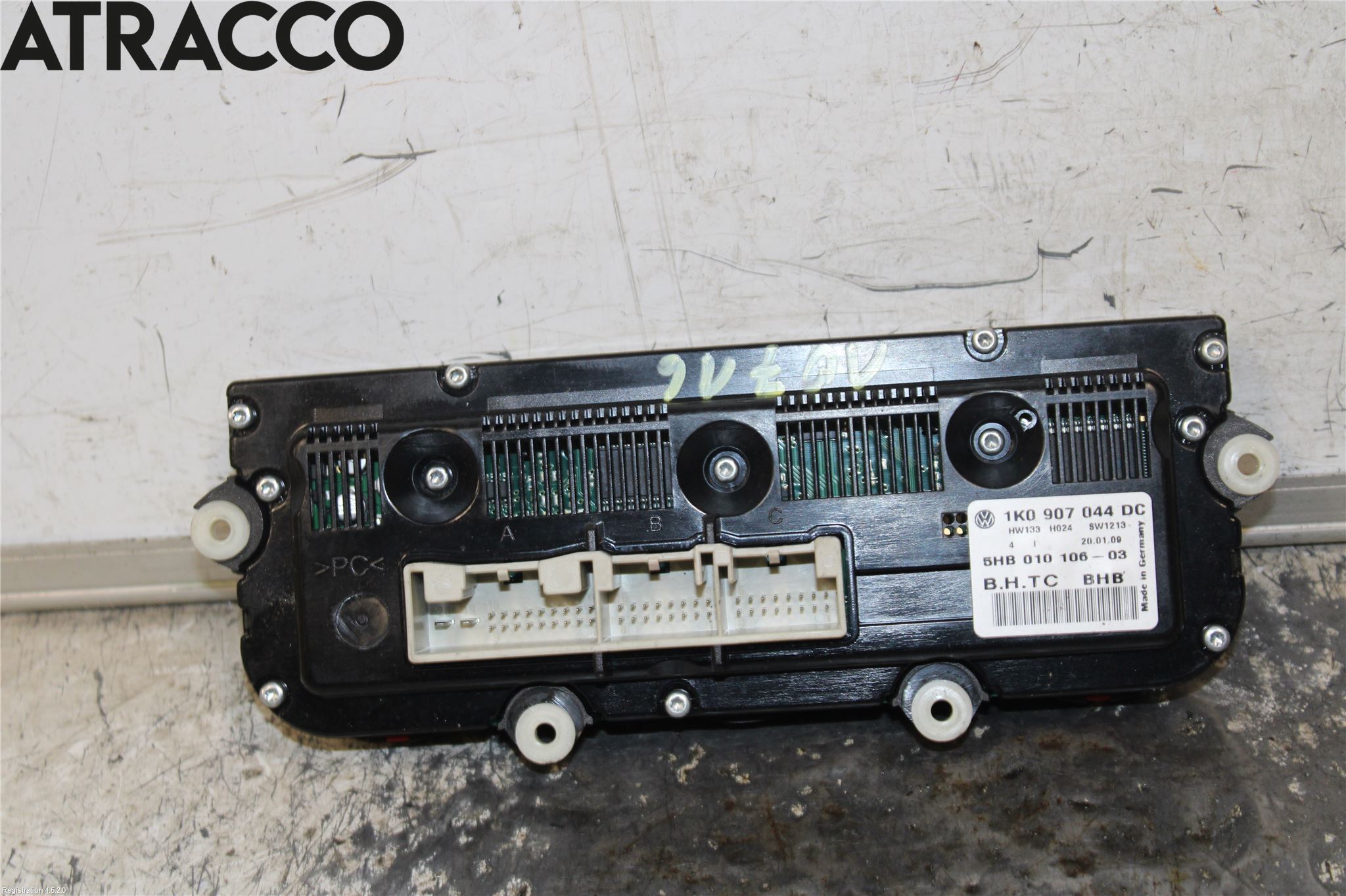 Volkswagen VW TOURAN 03-10 Varme Ac Betjening-Display