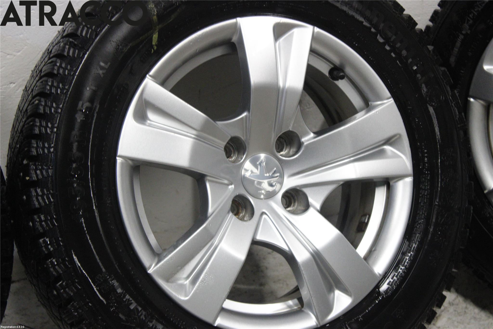 Peugeot 2008 13-20 Dekk Vinter På Alu Felg 4Stk