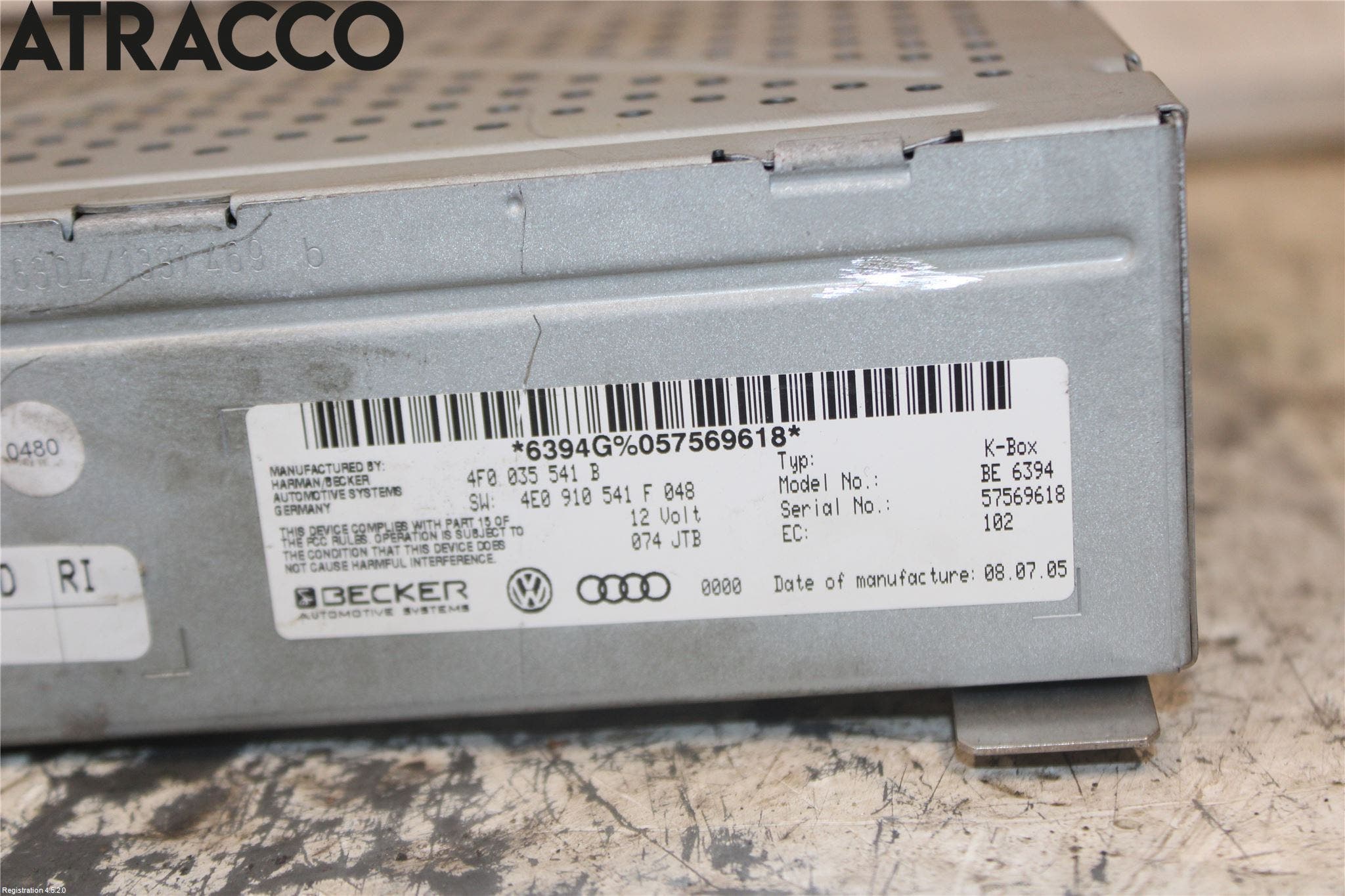 Audi A6/S6 05-11 Stereo Radio
