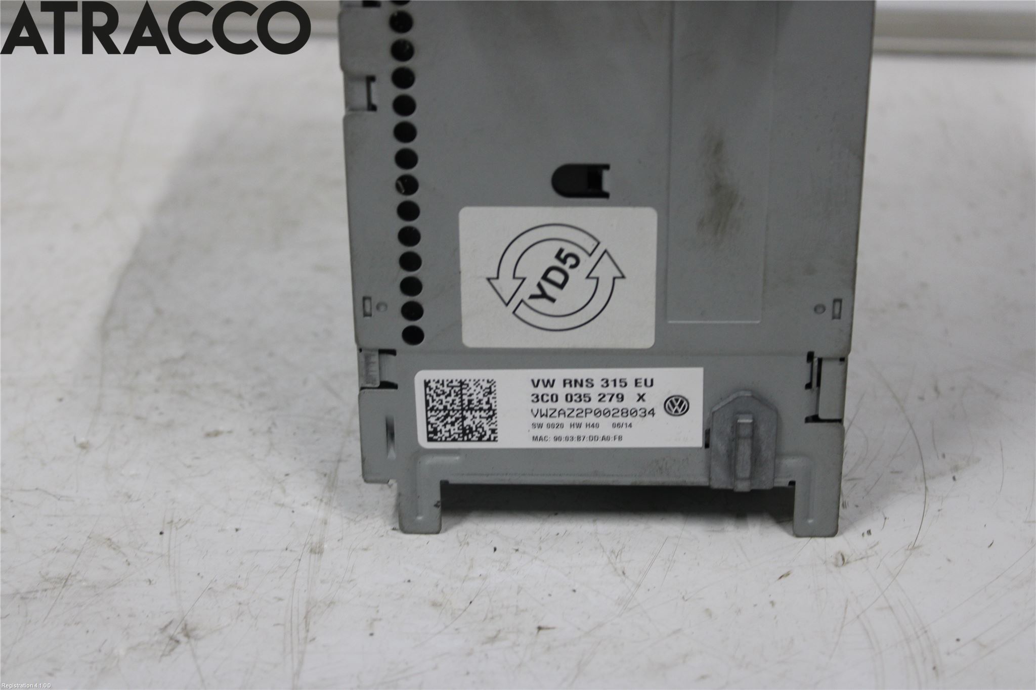 Volkswagen VW TOURAN 10-15 Stereo Radio Med Cd