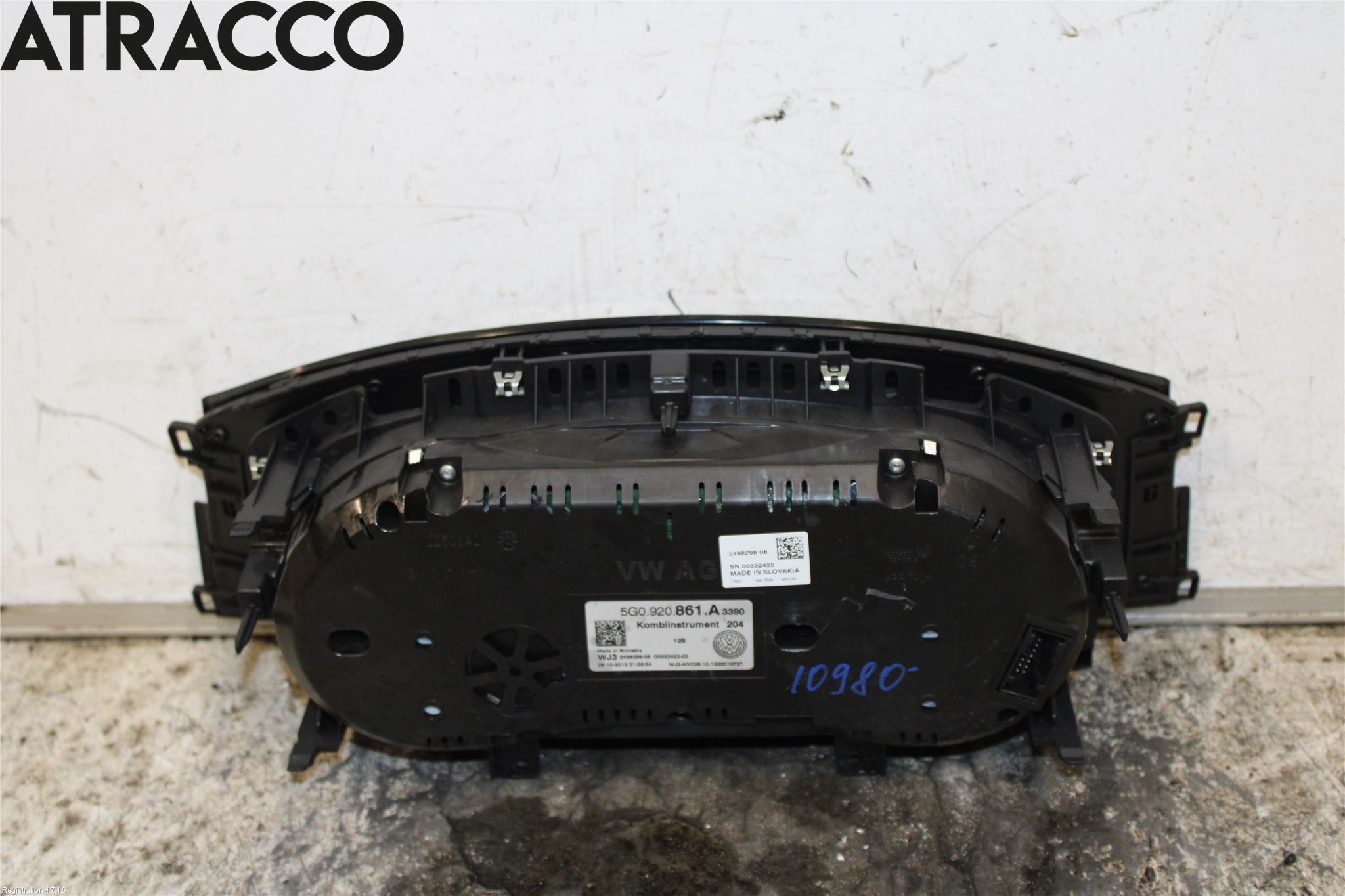 Volkswagen VW GOLF / E-GOLF VII 13-20 Instr Kombinert