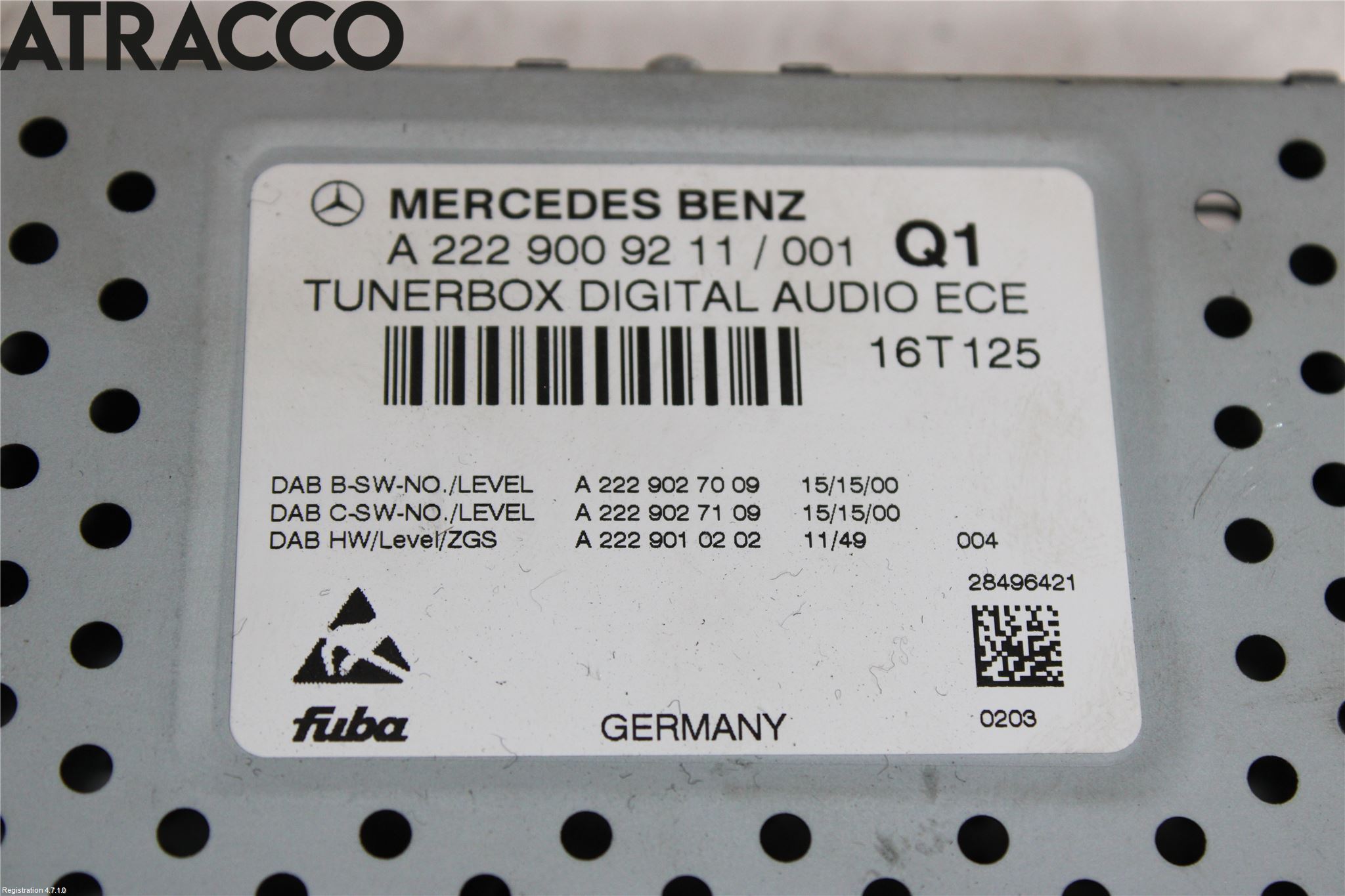 Mercedes-Benz MB B-KLASS (W246/W242) 12-19 Stereo Radio
