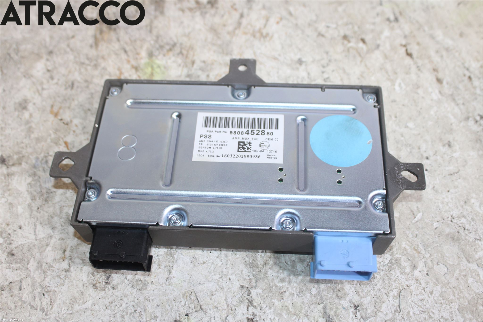 Peugeot 308 14-21 Stereo Forsterker