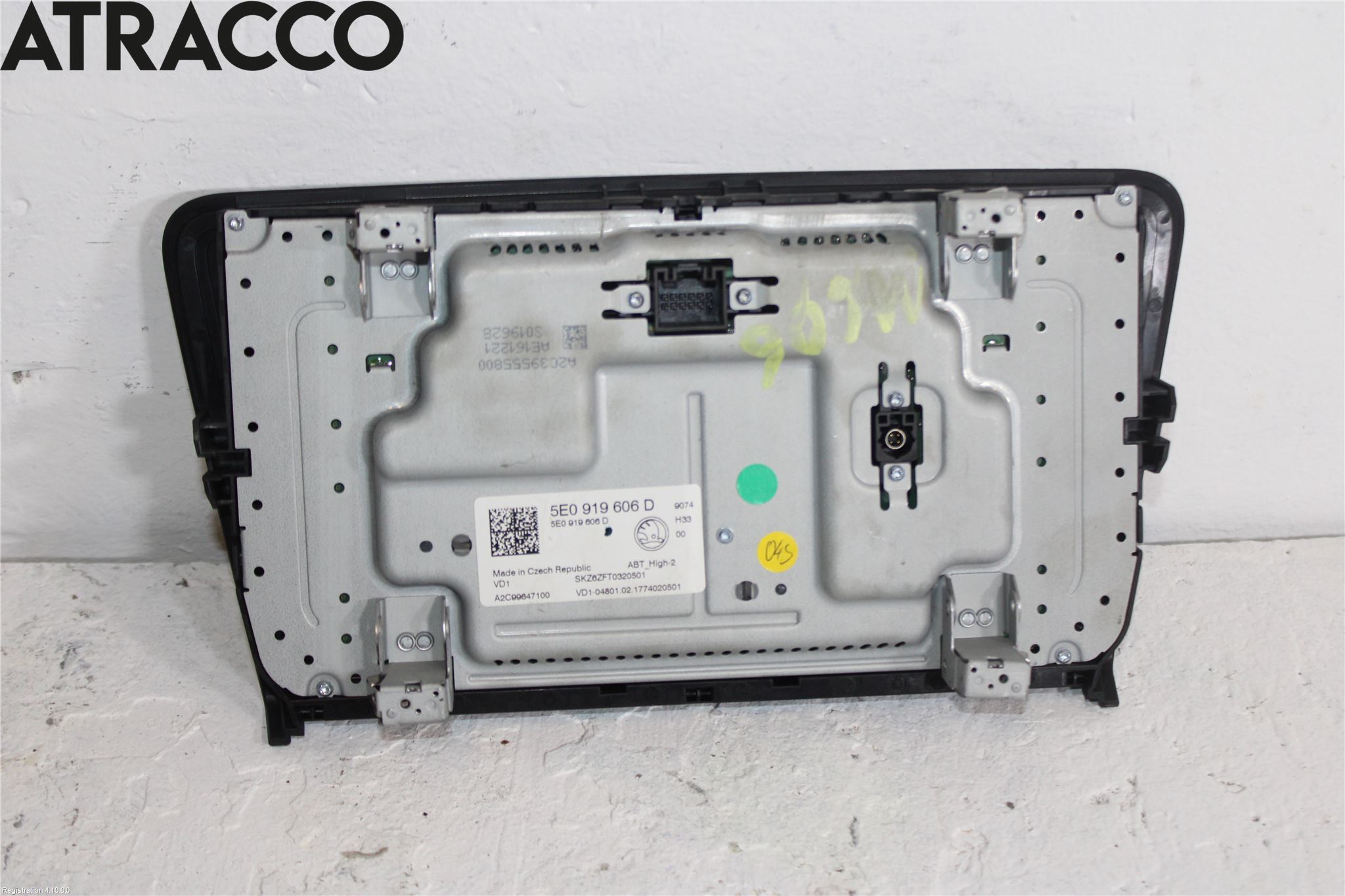 Skoda OCTAVIA (5E) 13-20 Multifunktionsdisplay