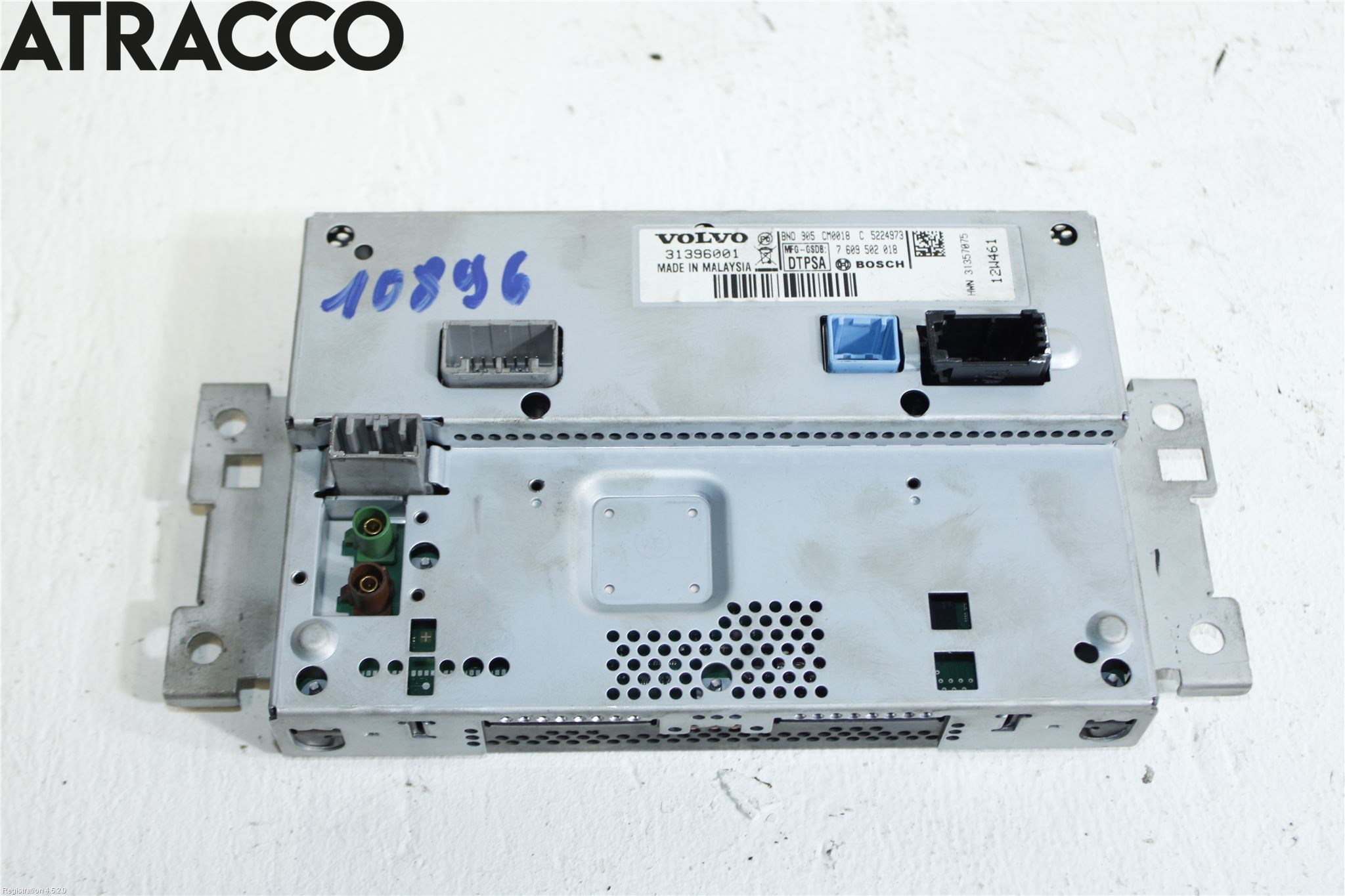 Volvo XC60 09-13 Instr Skjerm Dvd-Gps-Ac-Tlf