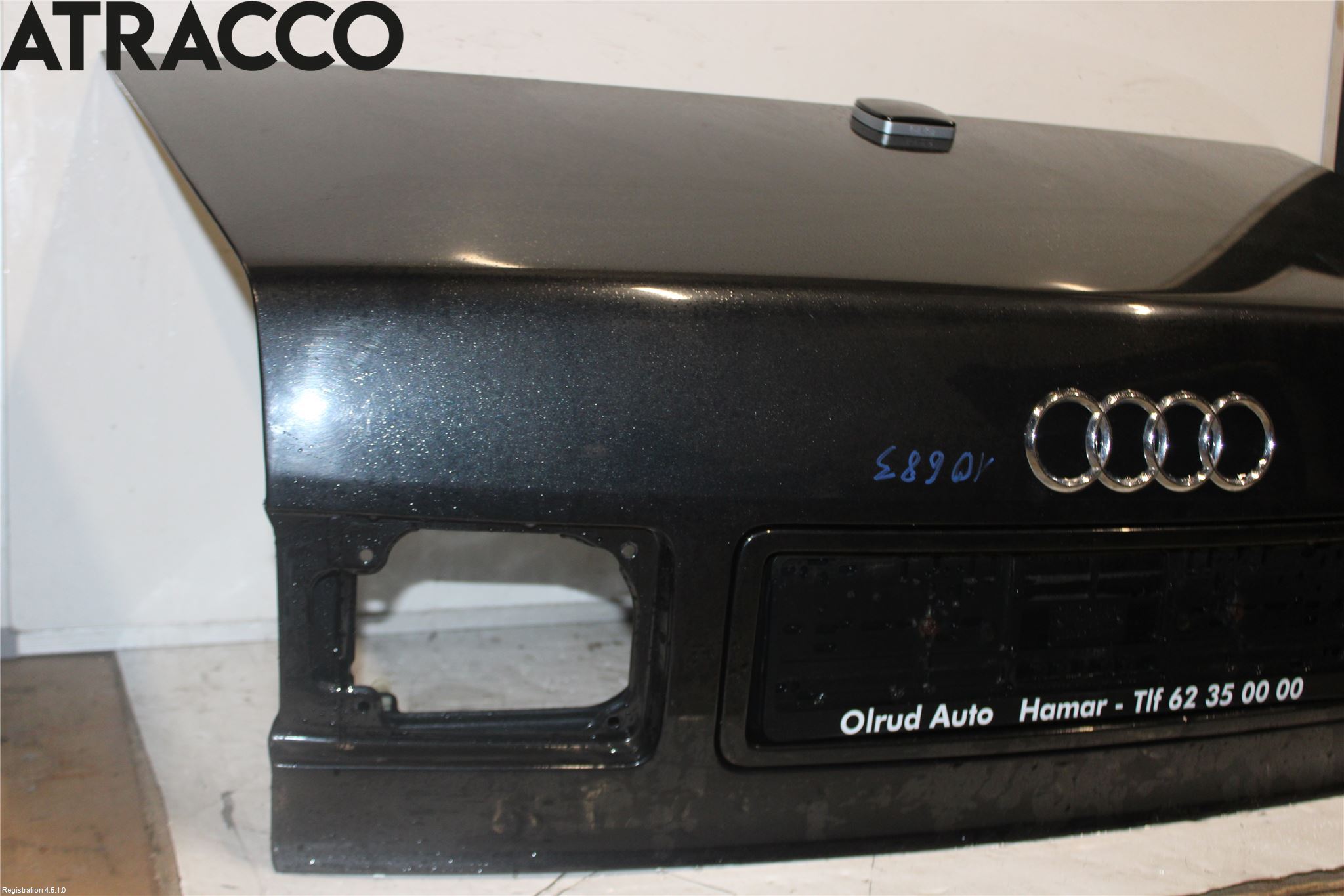 Audi A8/S8 4D 94-02 Bakluke Koffertlokk