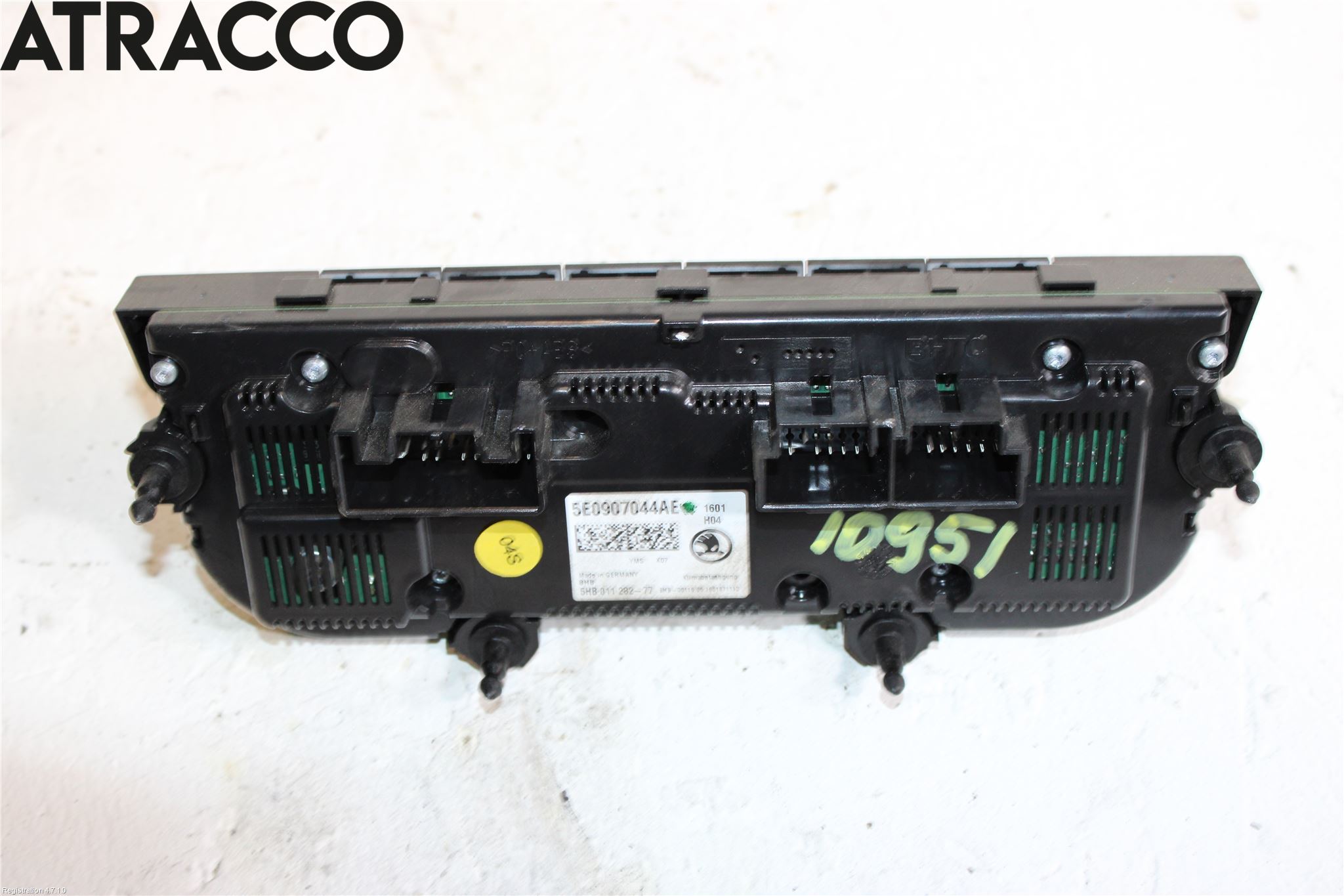 Skoda OCTAVIA (5E) 13-20 Varme Ac Betjening-Display