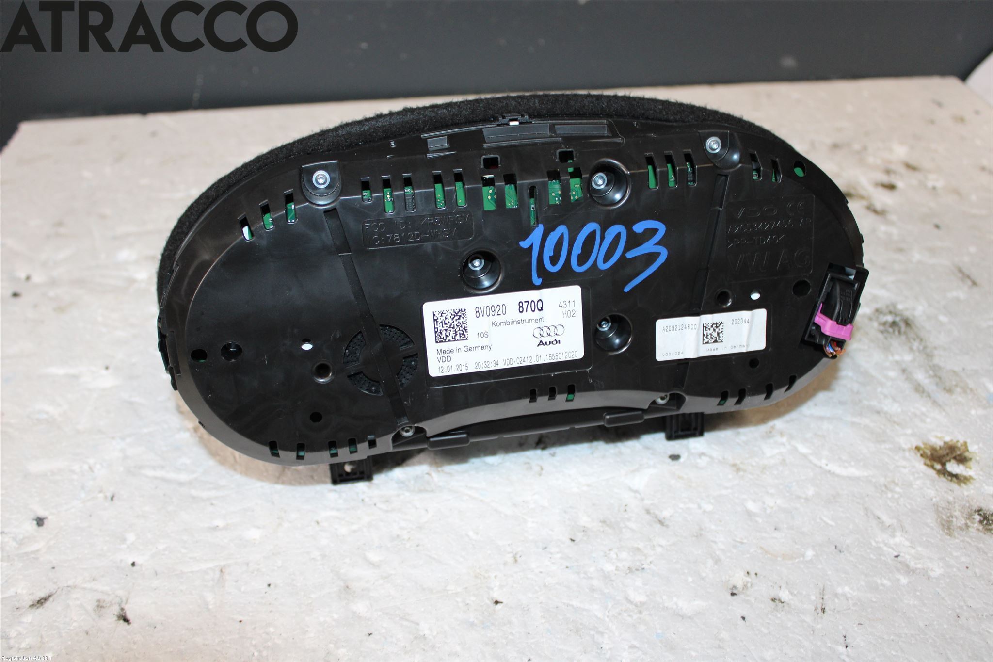 Audi A3/S3 05-13 Instr Speedometer